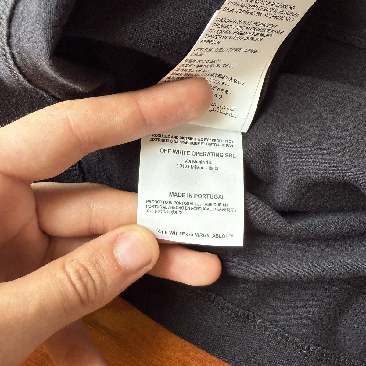 Off-White Off-White slim fit summer 1863 tee size L Size US L / EU 52-54 / 3 - 6 Thumbnail