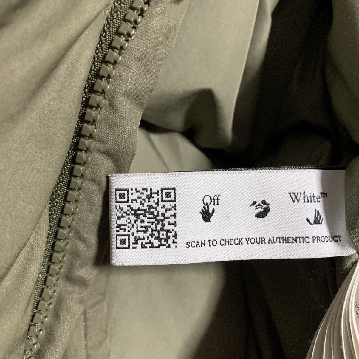 Off-White Off White Medium Puffer Logo Patch Army Green Jacket Virgil Size US M / EU 48-50 / 2 - 16 Thumbnail