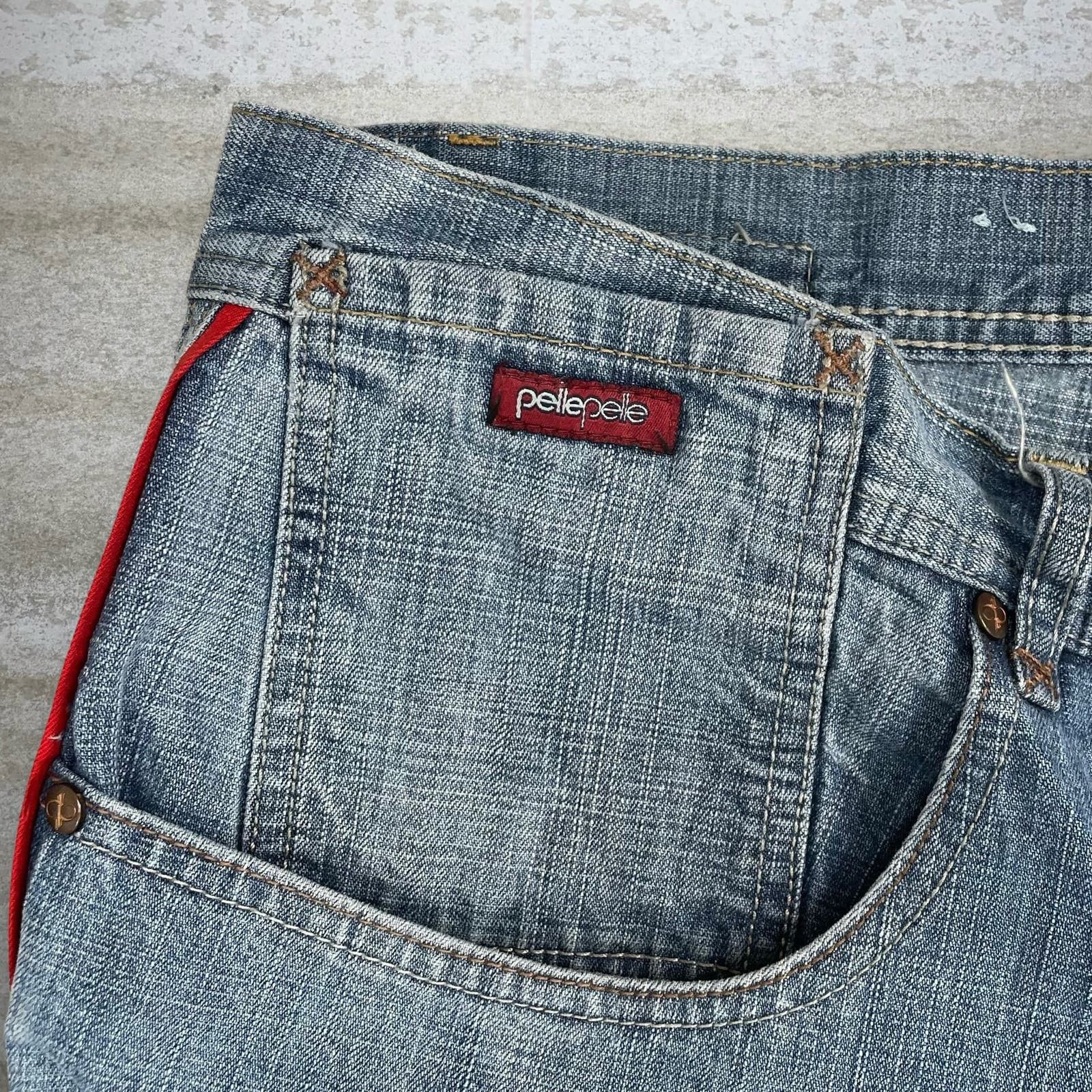 Pelle Pelle Crazy Vintage Y2K Pelle Pelle Skater Jeans Baggy Wide Leg Size US 44 / EU 60 - 5 Thumbnail