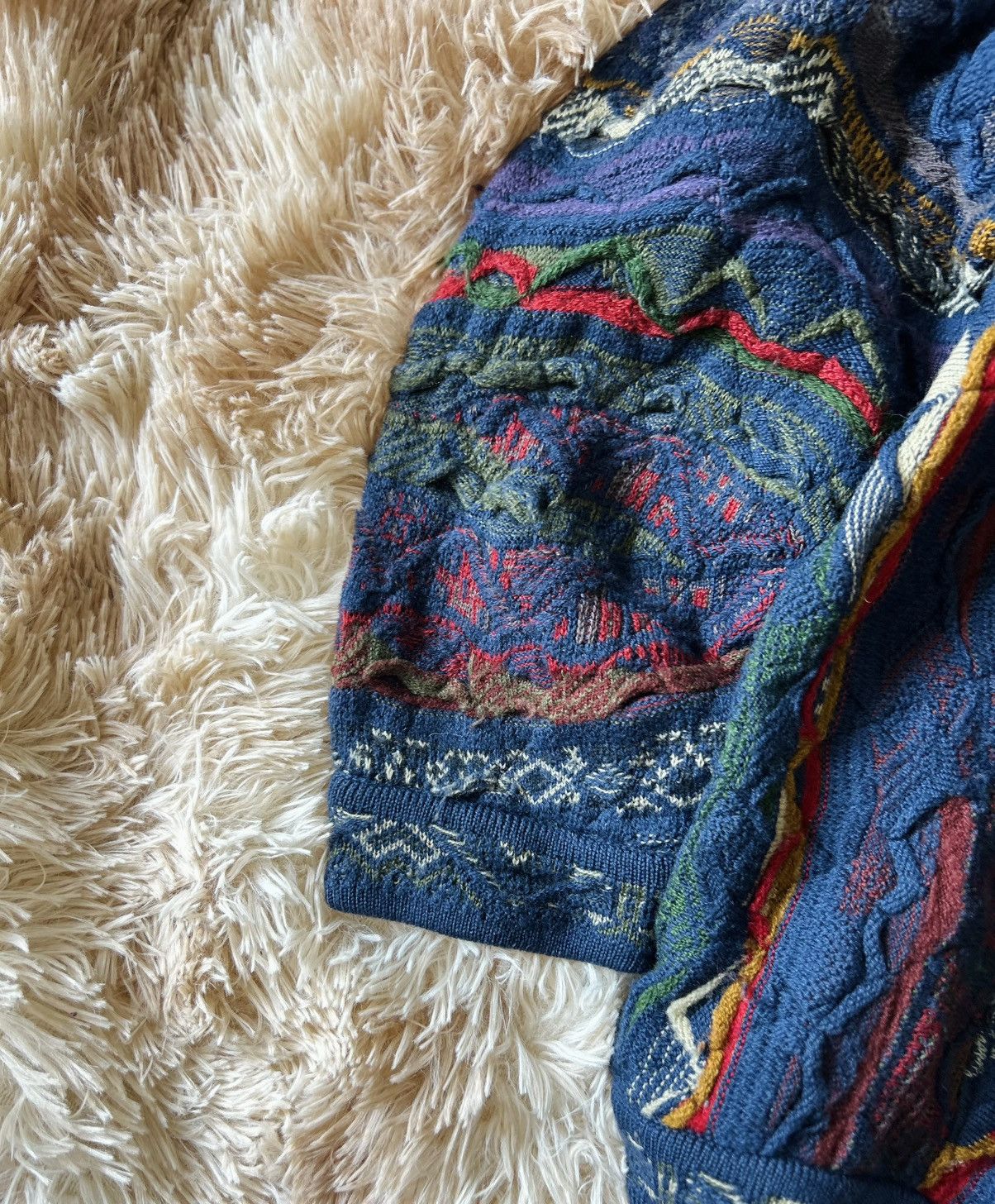 Coogi CRAZY RARE VINTAGE 90’S COOGI 3D CABLE KNIT ZIPPER Size US M / EU 48-50 / 2 - 4 Thumbnail
