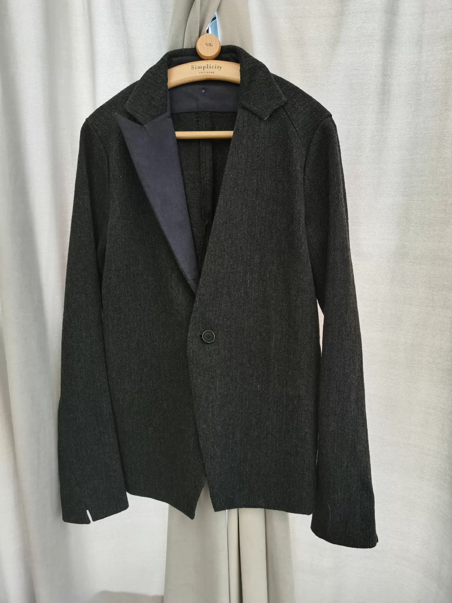 Devoa Devoa Pioneer Designer Black Ergonomic Jacket Size 48 Size US M / EU 48-50 / 2 - 2 Thumbnail
