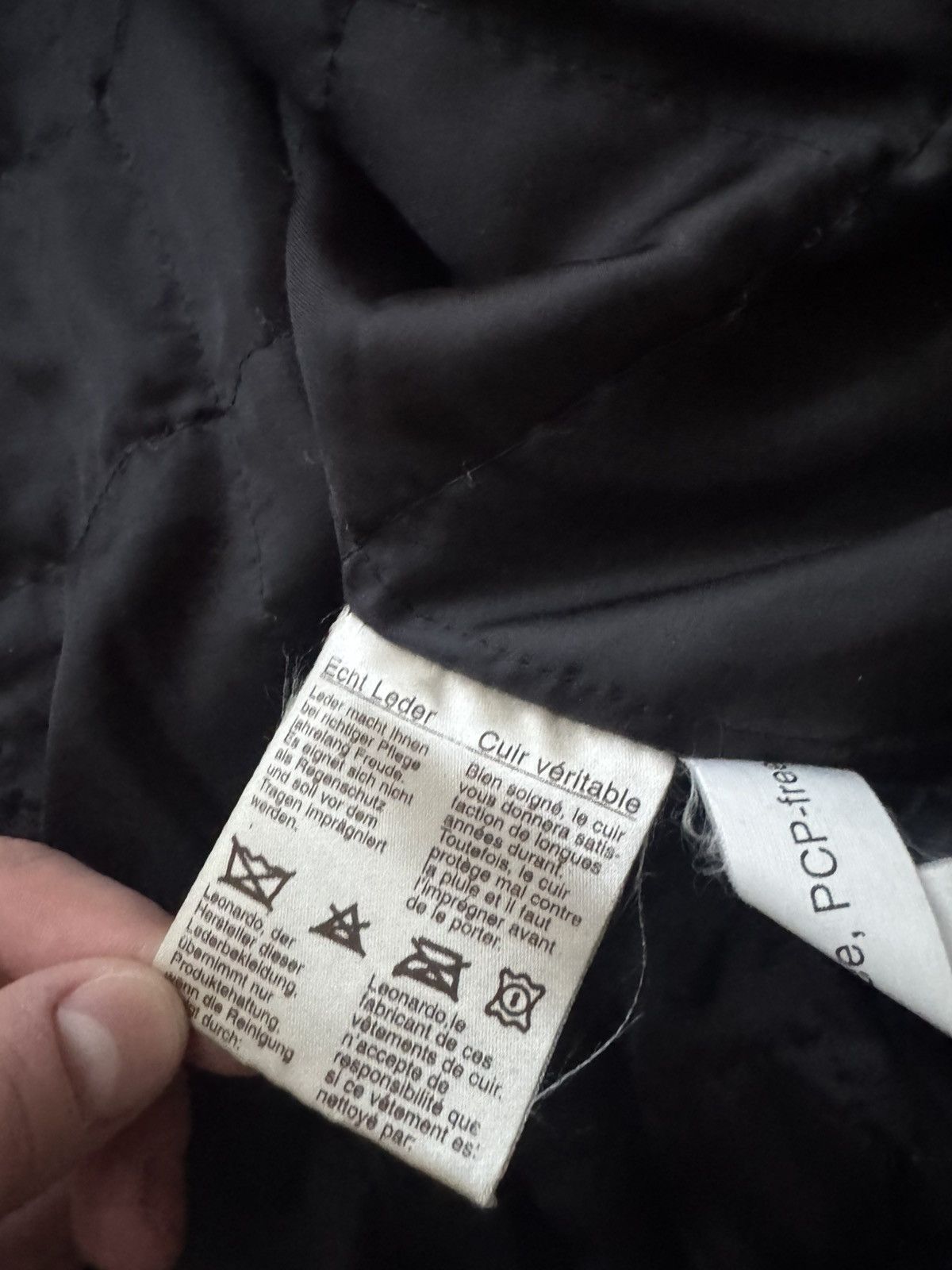 Genuine Leather Leonardo Sportiva Vintage Real Leather Jacket Size US XL / EU 56 / 4 - 11 Thumbnail