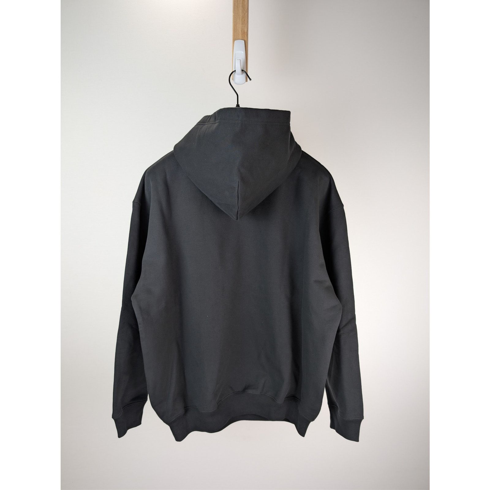Balenciaga o1rshd1 BB Corp Molleton Bouclette Medium Fit Hoodie Black Size US L / EU 52-54 / 3 - 16 Thumbnail
