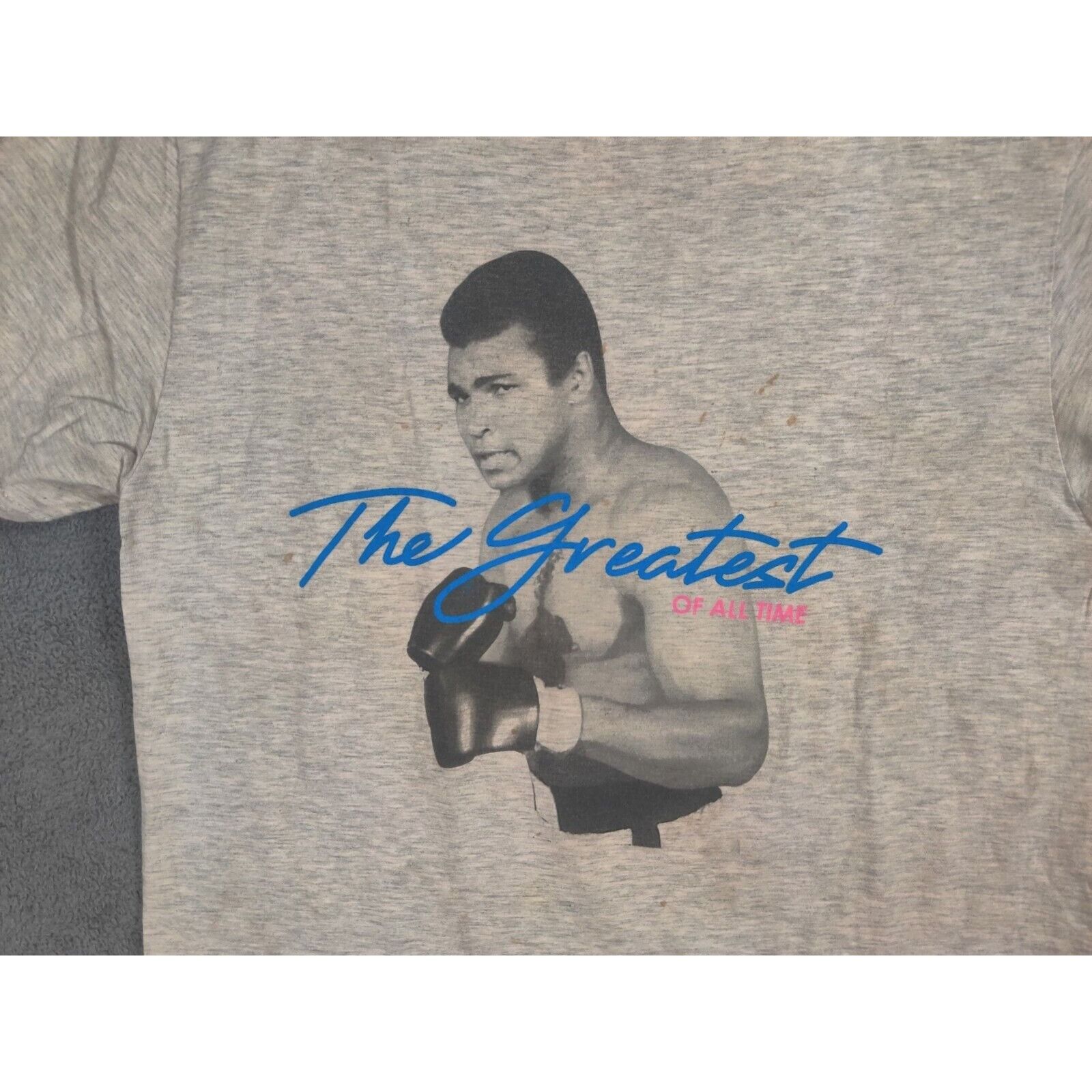 Other Muhammad Ali Shirt Adult Mens Medium Gray Blue The Greatest Size US M / EU 48-50 / 2 - 2 Thumbnail