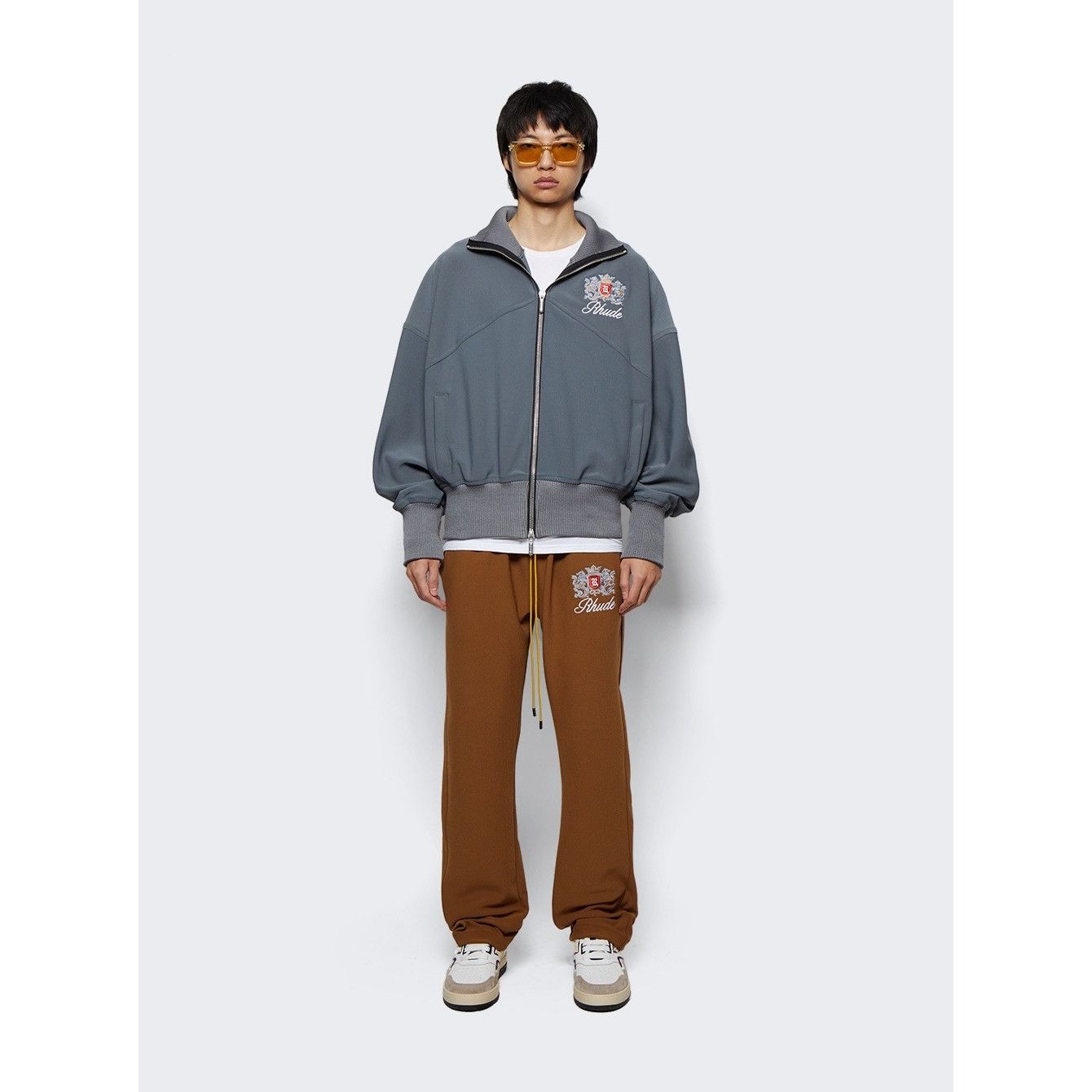 Rhude Rhude Racing Logo Embroidered Sneaker Size US 10 / EU 43 - 10 Thumbnail