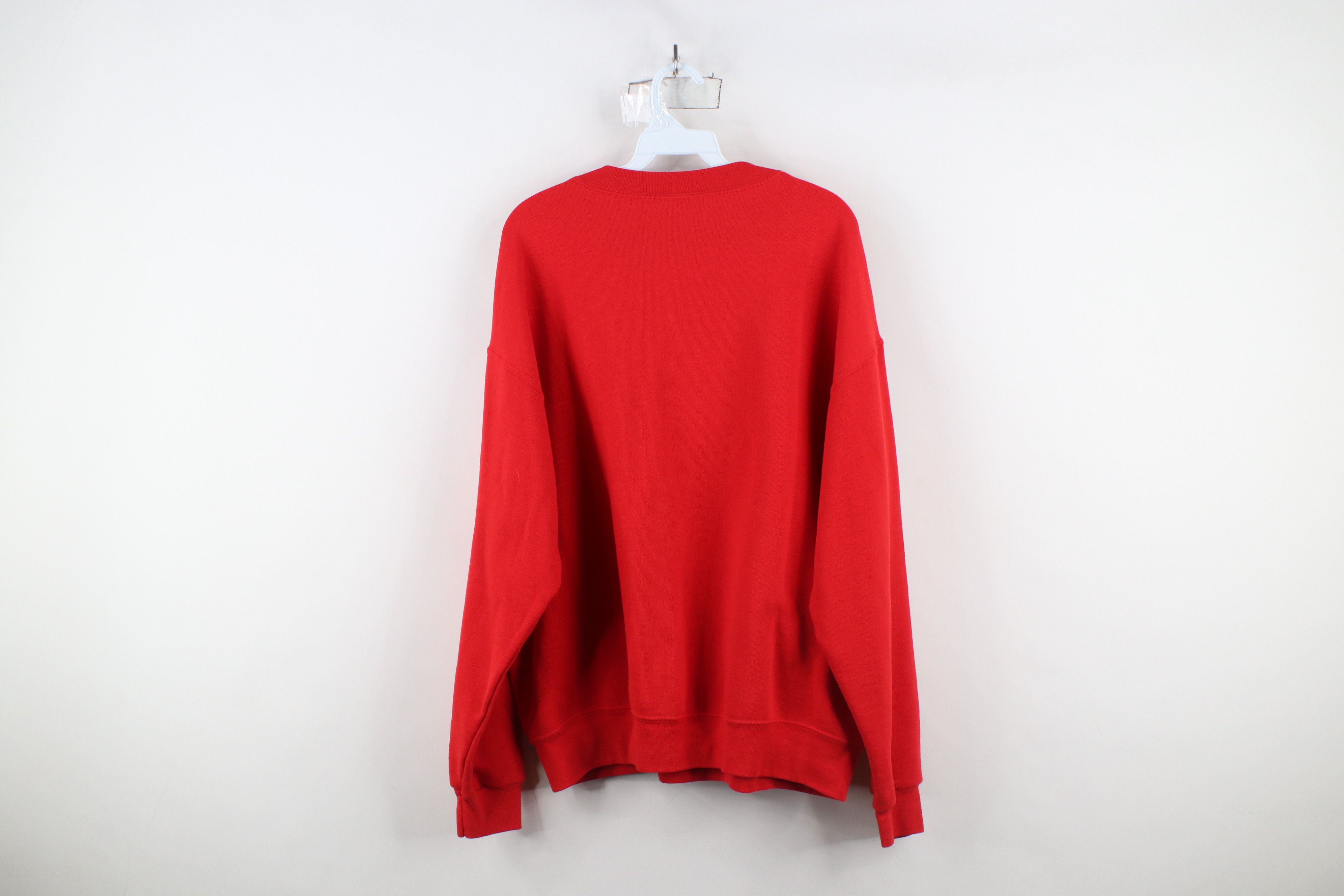 Vintage Vintage 90s Spell Heavy Ohio State University Sweatshirt Red Size US L / EU 52-54 / 3 - 9 Thumbnail