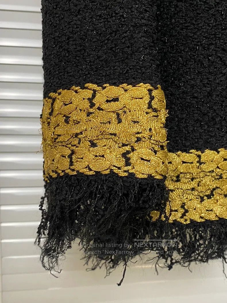 Chanel Chanel Metropolitan Series Black Gold-plated Jacket Size XXS / US 00 / IT 34 - 5 Thumbnail