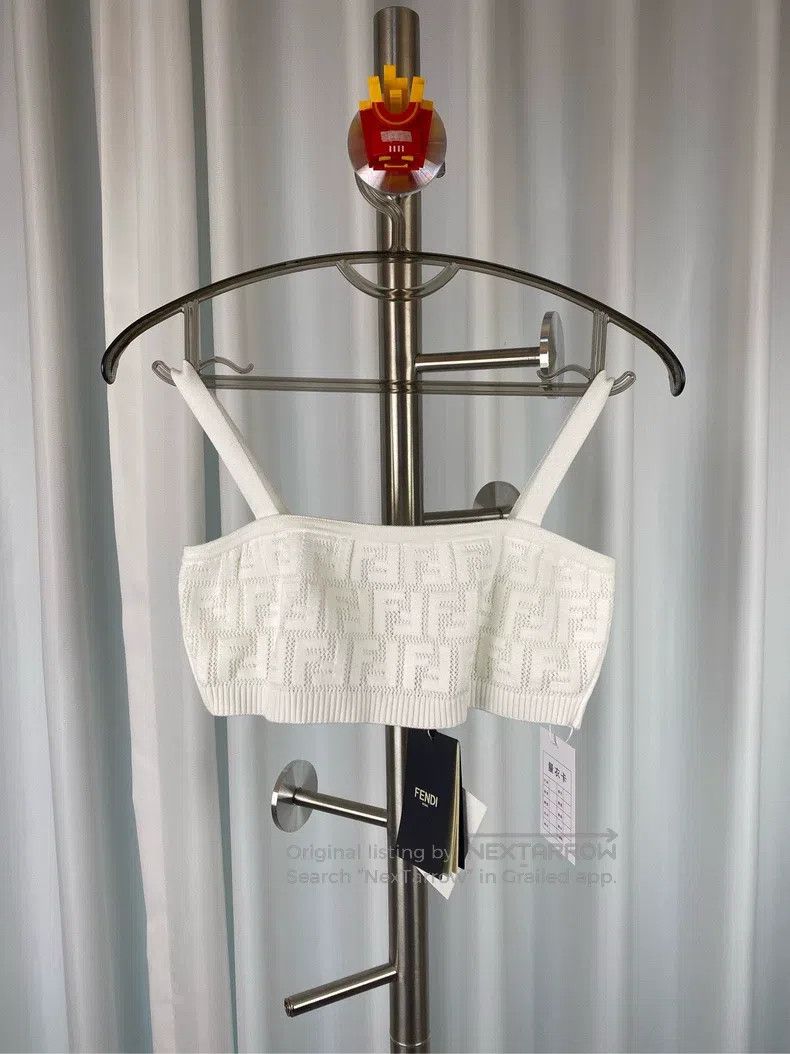 Fendi Fendi 23 spring-summer letter relief full logo set top tub Size XXS / US 00 / IT 34 - 1 Thumbnail