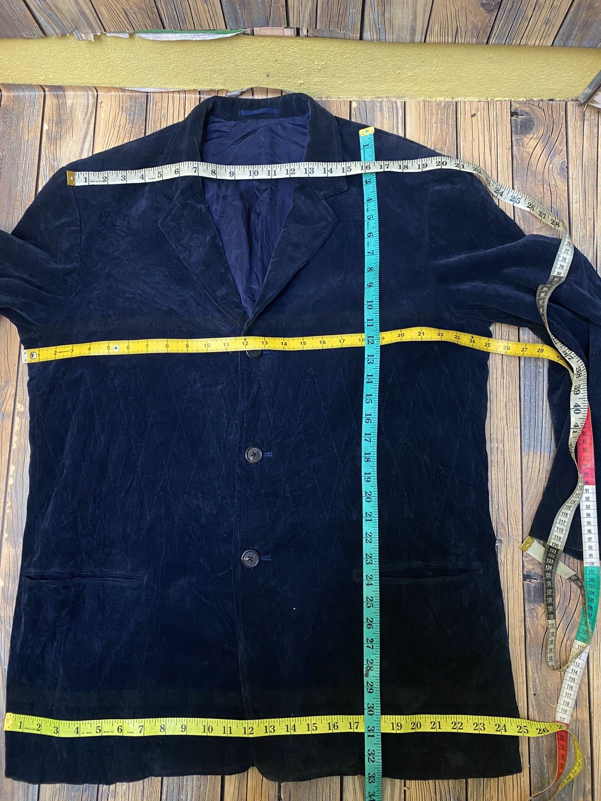 Y's for Men × Yohji Yamamoto Ys for men by yohji yamamoto blue velvet jacket Size US M / EU 48-50 / 2 - 12 Thumbnail