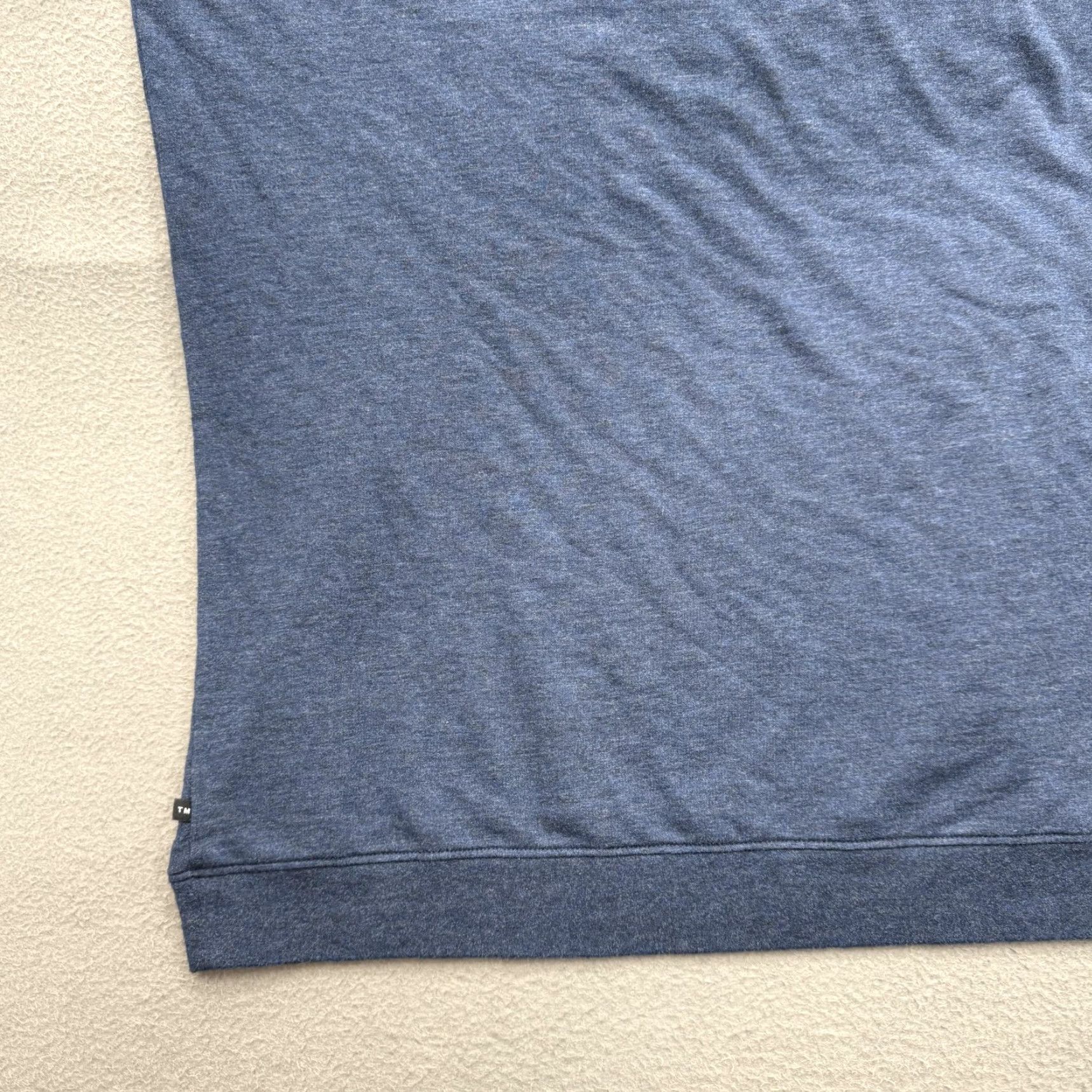 TravisMathew TravisMathew Sweater Mens 3XL Blue Crewneck Pullover Pima Cotton Blend Knit Size US XXL / EU 58 / 5 - 7 Thumbnail