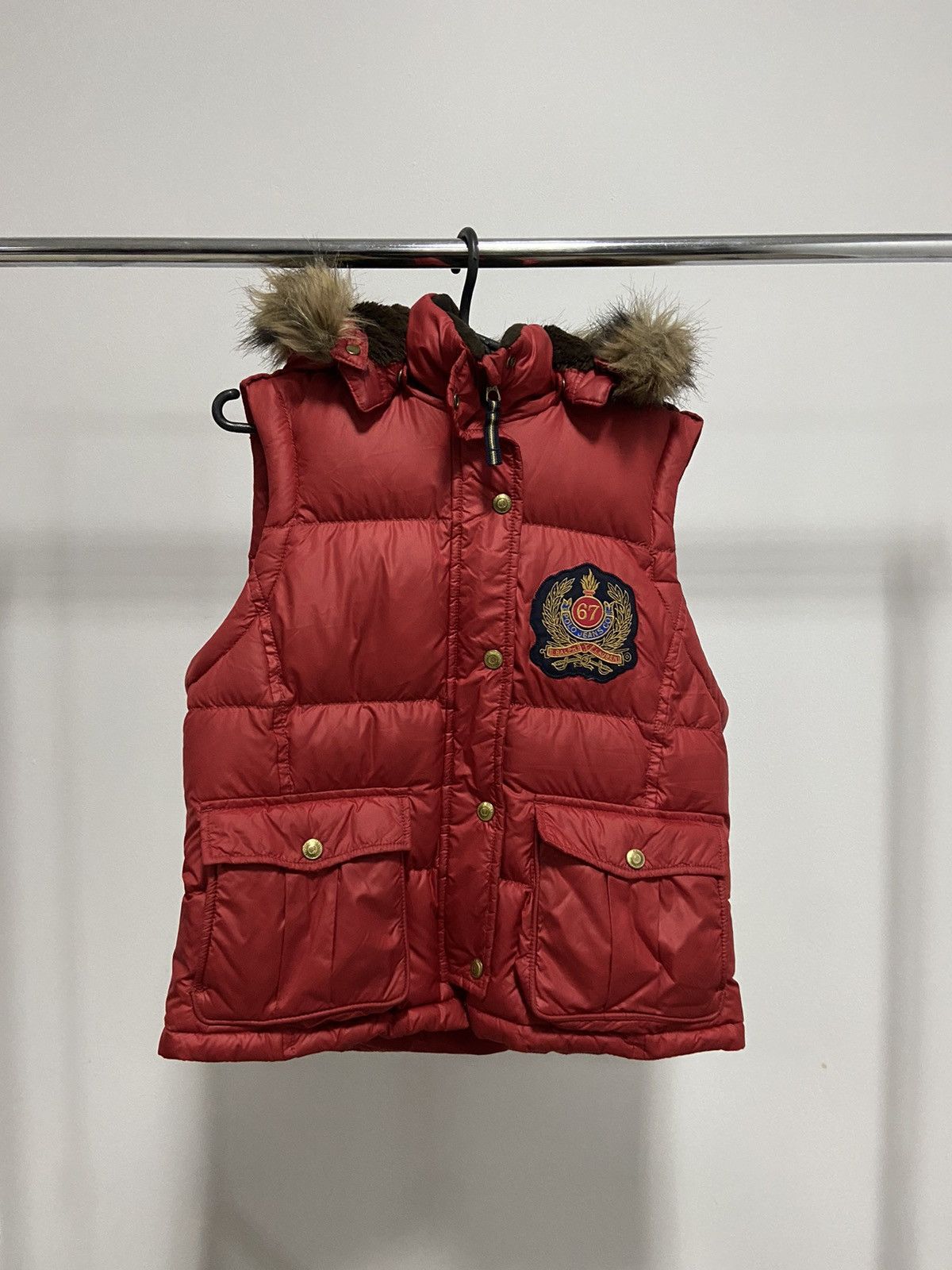 Polo Ralph Lauren × Vintage Polo jeans Ralph Lauren logo hooded fur vintage Size L / US 10 / IT 46 - 1 Thumbnail