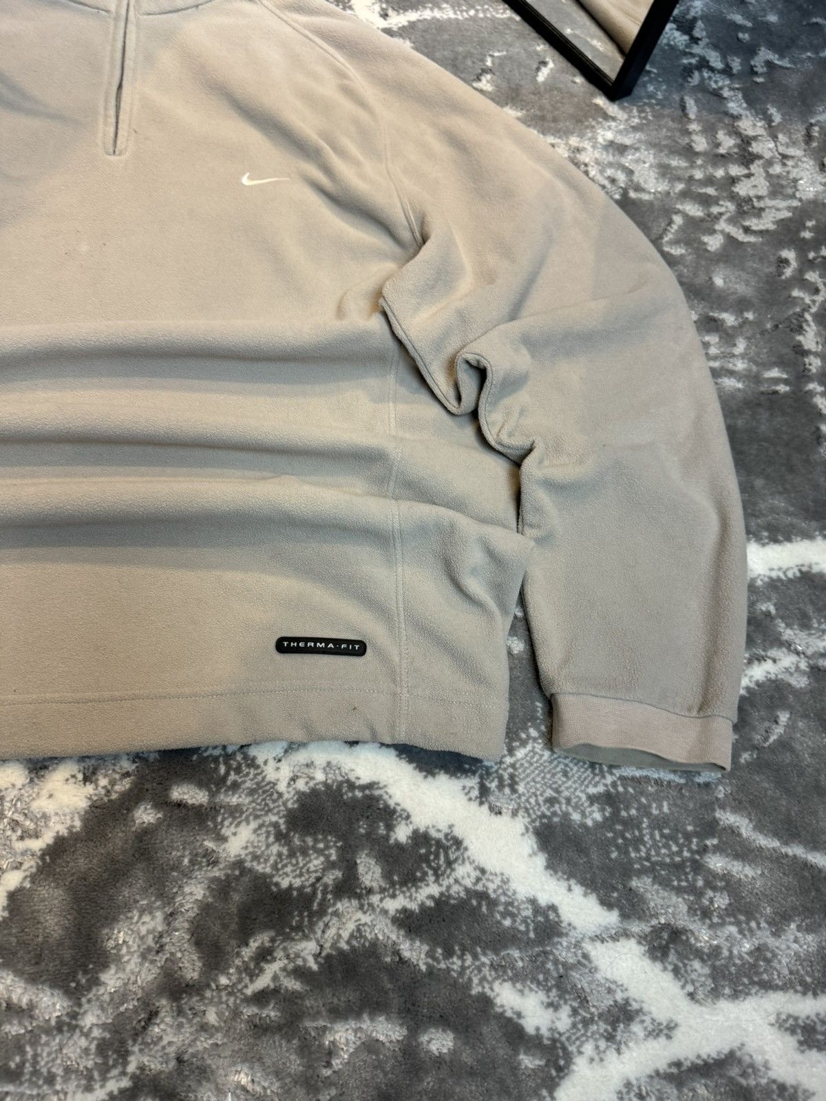 Nike 90s Nike Vintage Fleece Teddy Zip Jacket Mini Swoosh Size US L / EU 52-54 / 3 - 5 Thumbnail