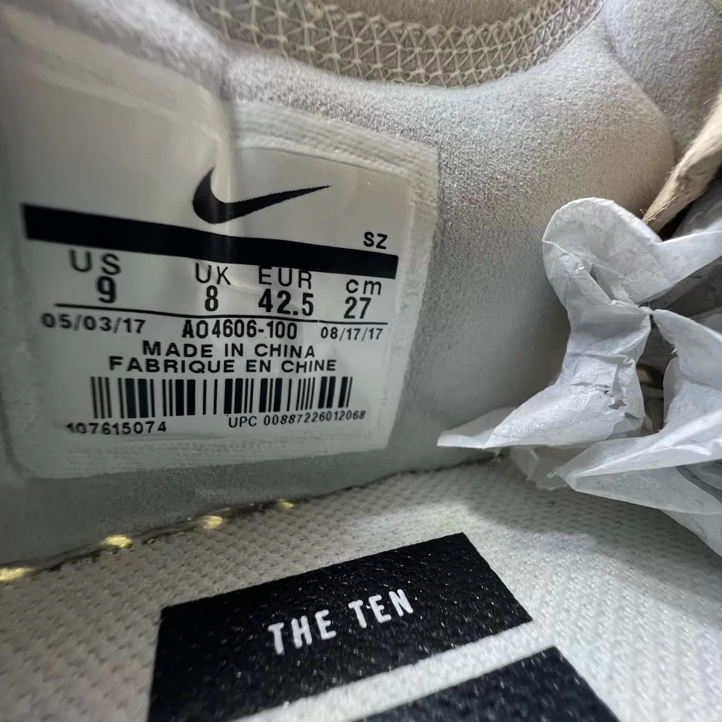 Nike Nike Air Force 1 OG White Size 43 Size US 10 / EU 43 - 8 Thumbnail