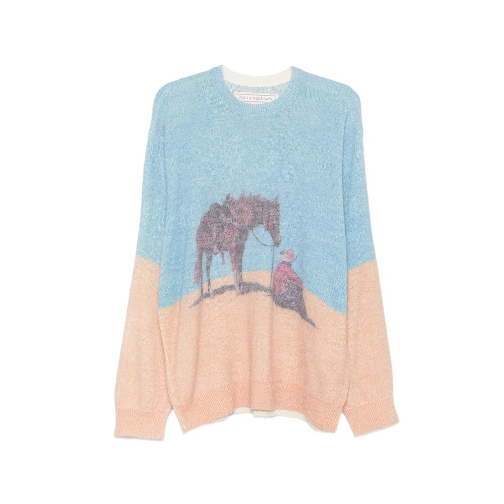 One of These Days One Of These Days BLUE Sweaters & Knitwear - Jumpers Size US XL / EU 56 / 4 - 1 Thumbnail