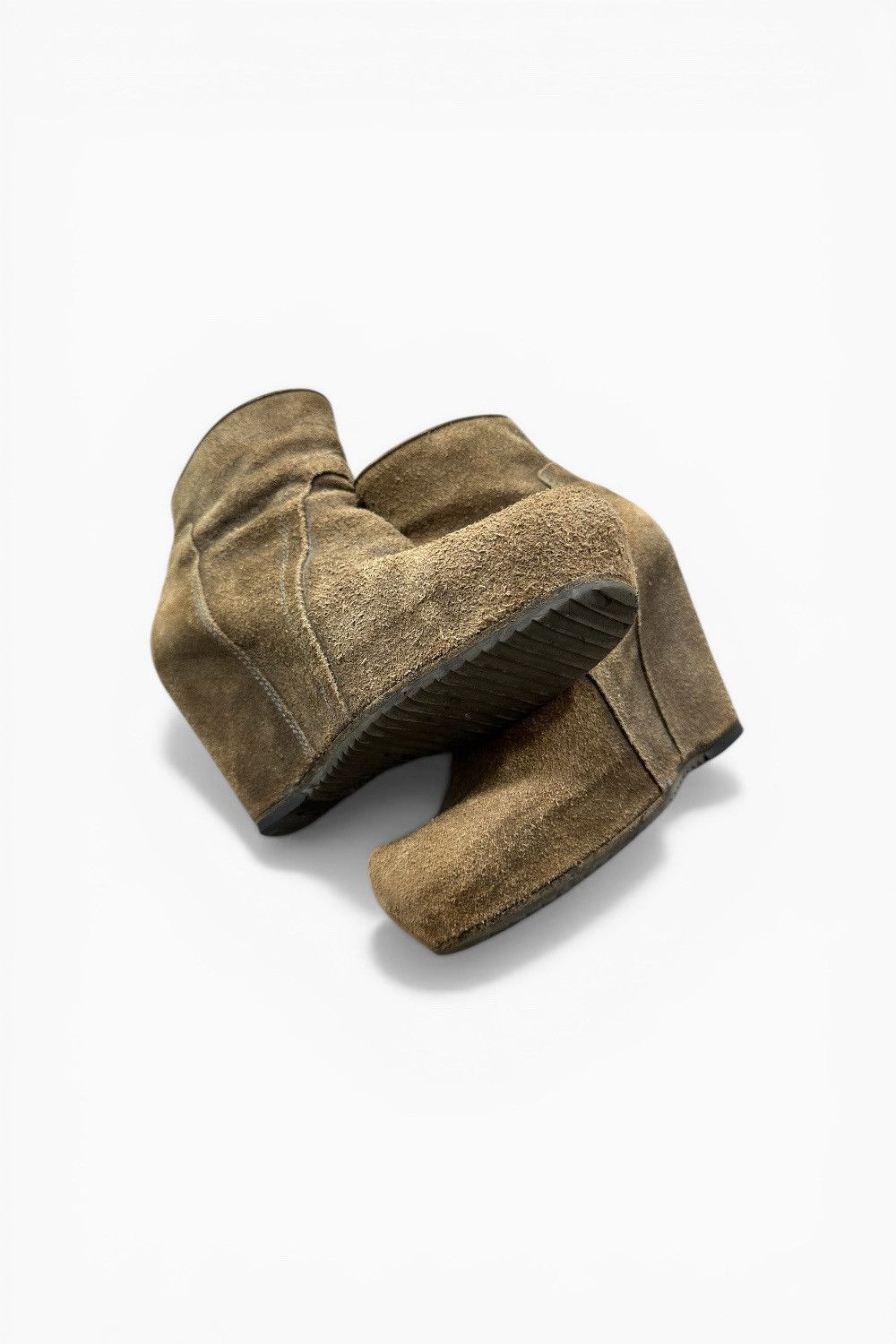 Rick Owens Suede Ankle Boots by Rick Owens Size US 7 / IT 37 - 3 Thumbnail