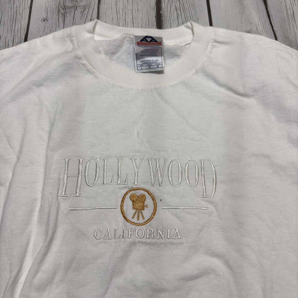 Alstyle × Vintage Vintage Hollywood California tee Size US L / EU 52-54 / 3 - 3 Thumbnail