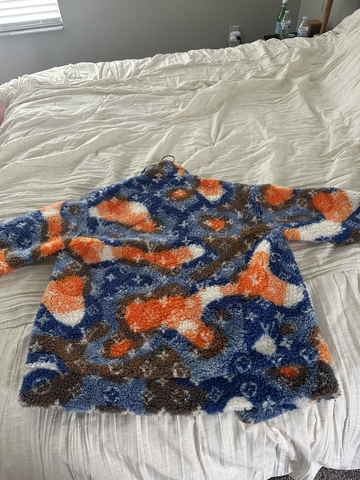 Louis Vuitton Jacquard Camo Fleece Blouson Size XL In Multicolor Size US XL / EU 56 / 4 - 6 Thumbnail