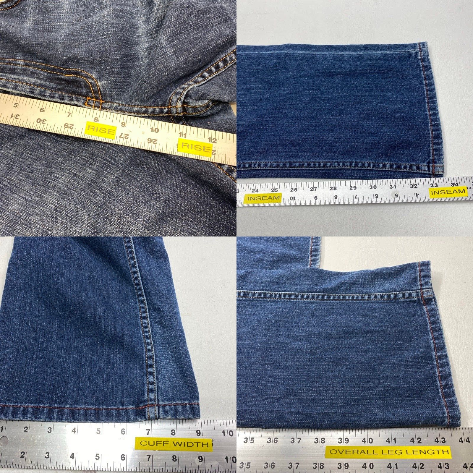 Tommy Bahama VINTAGE Tommy Bahama Jeans Mens 38x34 Dark Wash Blue Denim Straight Leg SELVEDGE 7966 Size US 38 / EU 54 - 10 Thumbnail