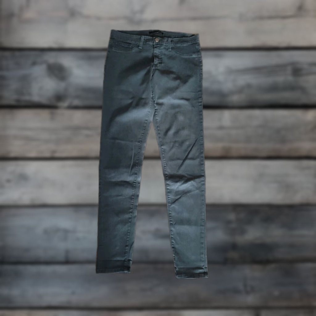 Vintage Flying Monkey Skinny Jeans Women 30x30 Slim Fit Green Denim Made In USA Size 30" / US 8 / IT 44 - 1 Thumbnail