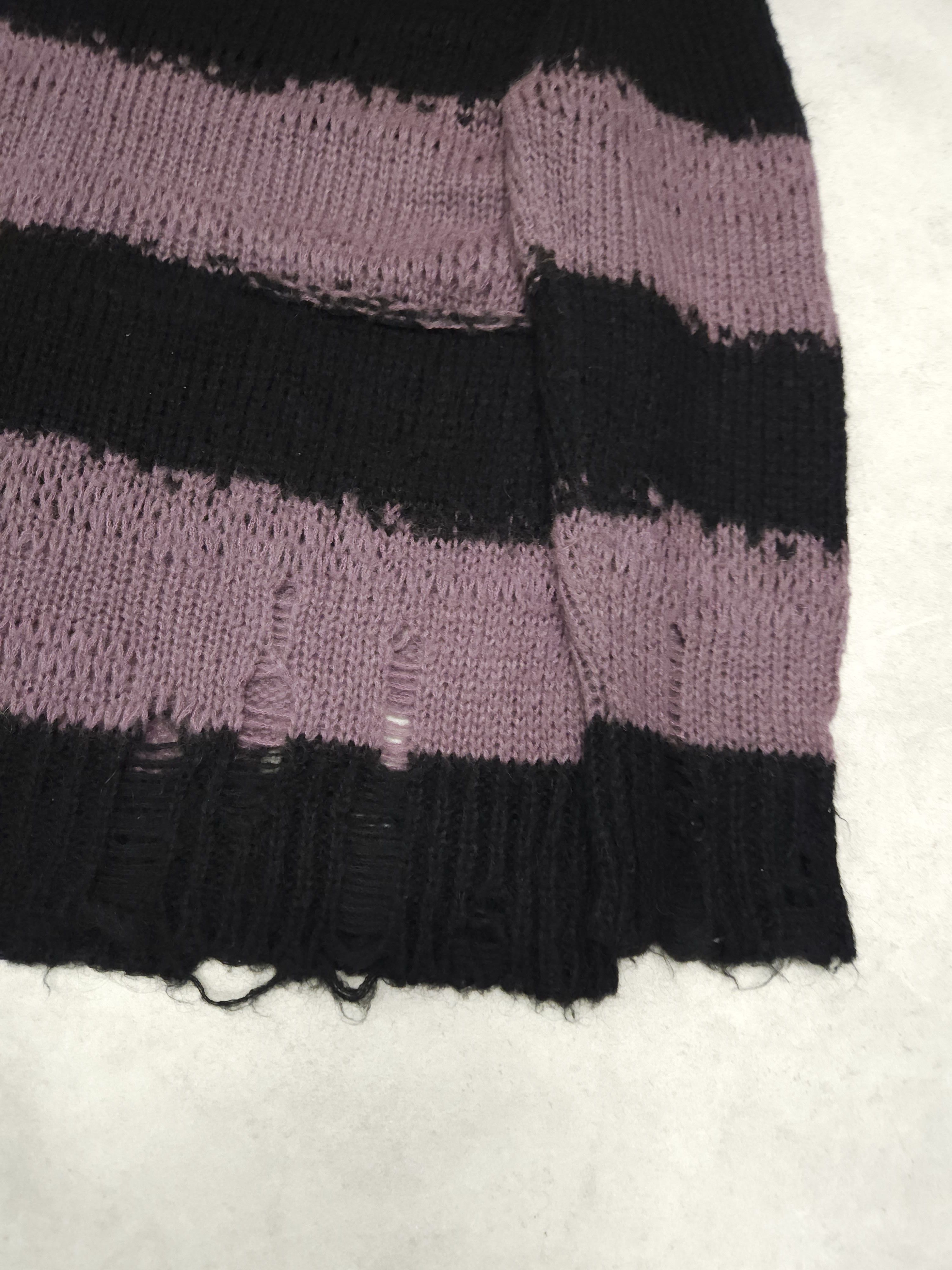 Acne Studios Acne studios distressed striped mohair knit Size US M / EU 48-50 / 2 - 10 Thumbnail