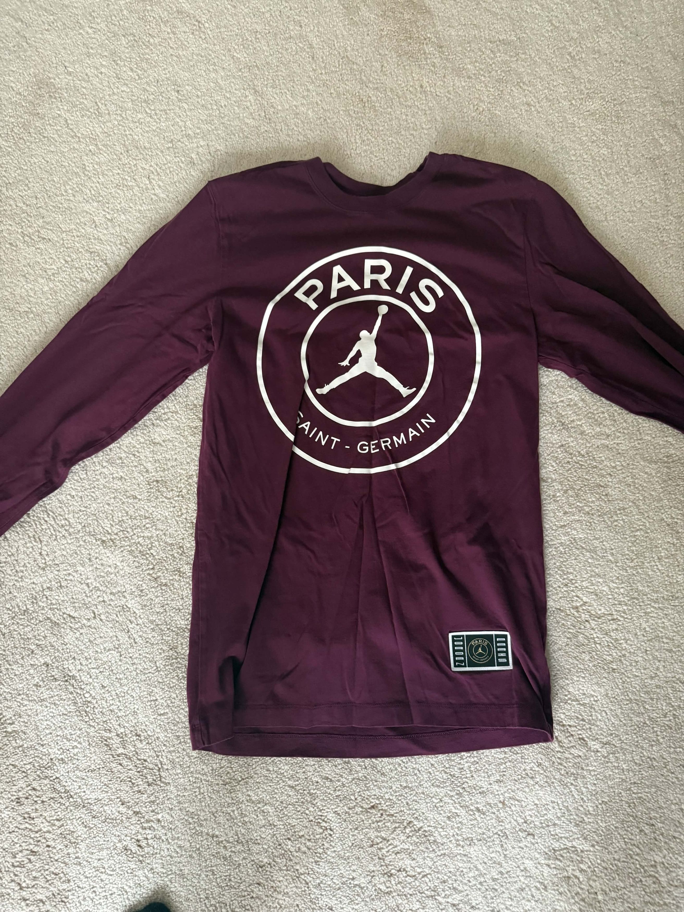 Jordan Brand PSG x Jordan Purple Long Sleeve Size US S / EU 44-46 / 1 - 1 Thumbnail