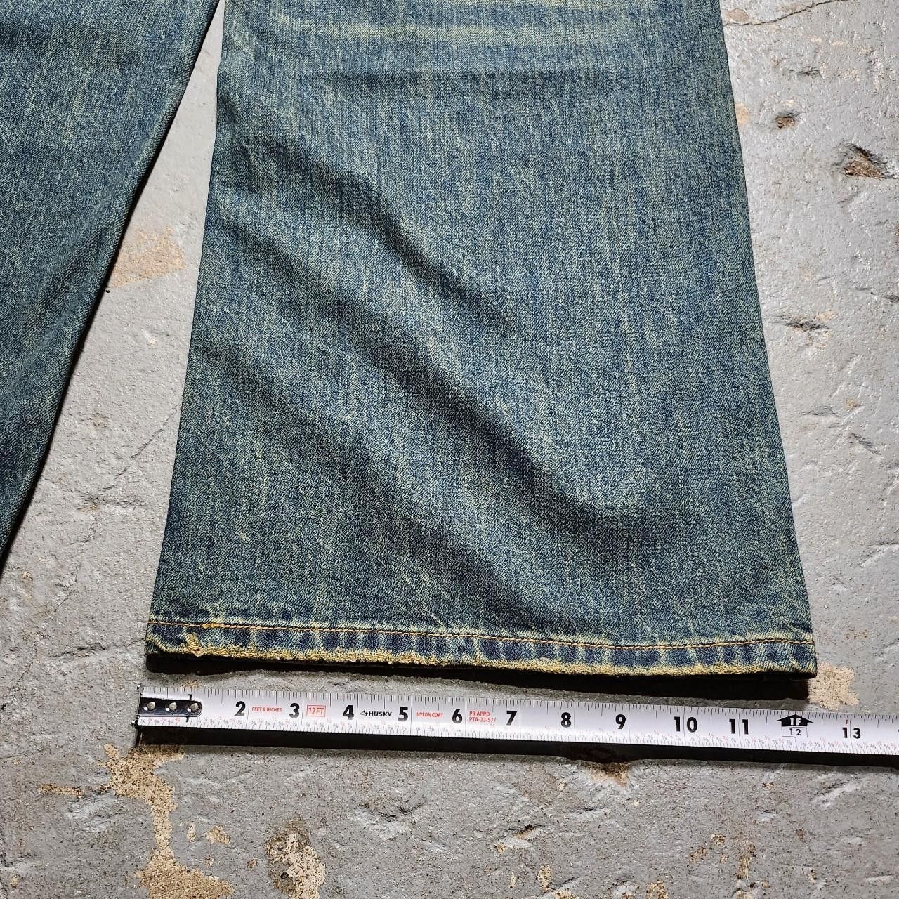Japanese Brand Y2k/2000s baggy faded sandwash jeans Size US 28 / EU 44 - 3 Thumbnail