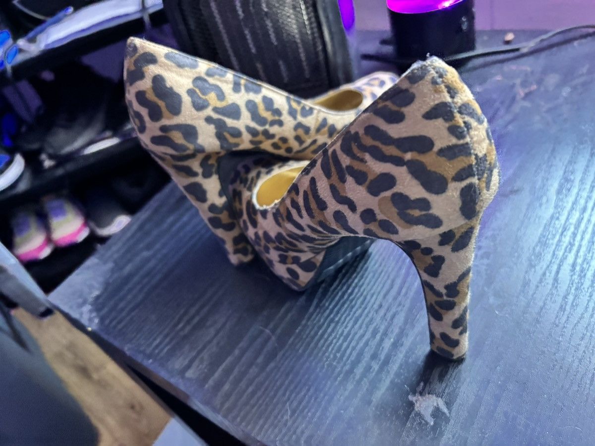 Wildfox Animal print wildflower high heels Size US 7 / IT 37 - 4 Thumbnail