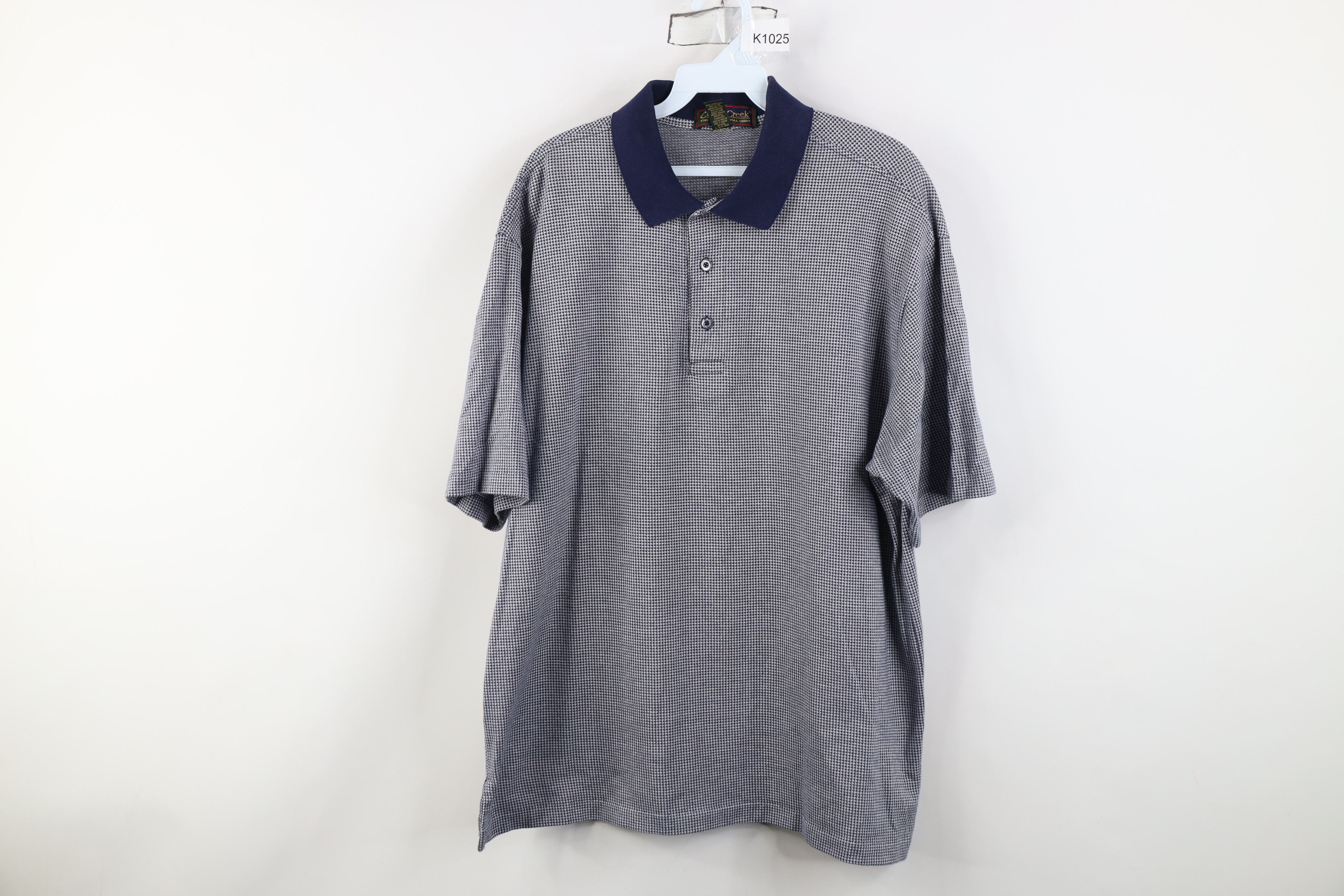 Vintage Vintage 90s Streetwear Knit Collared Golf Polo Shirt USA Size US L / EU 52-54 / 3 - 1 Thumbnail