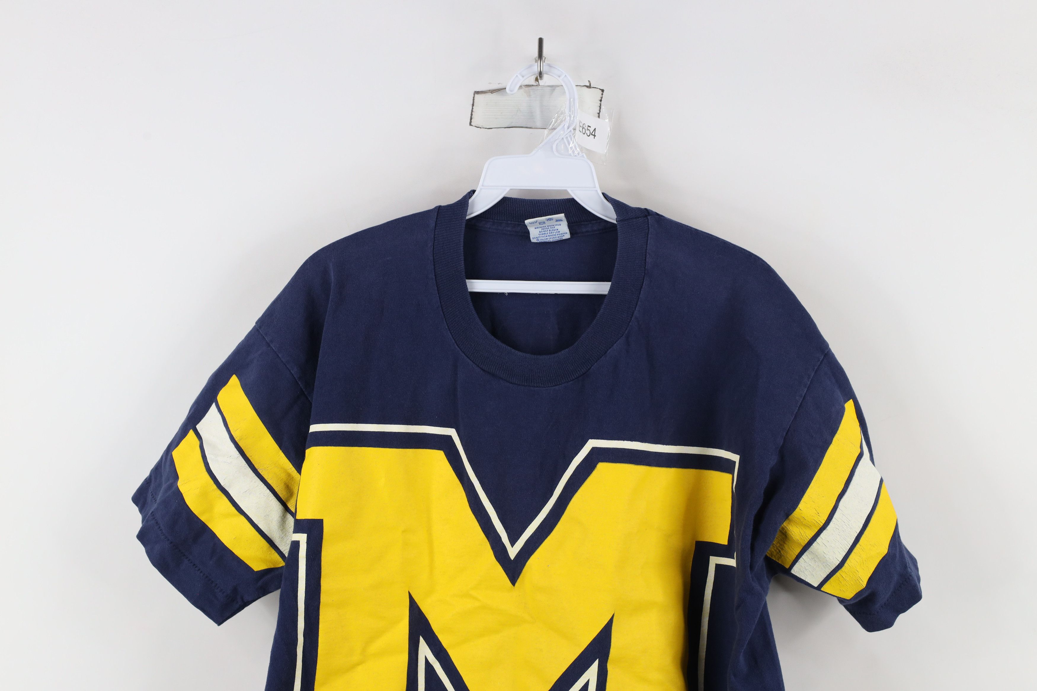 Vintage Vintage 90s Over Print University of Michigan T-Shirt USA Size US L / EU 52-54 / 3 - 2 Thumbnail