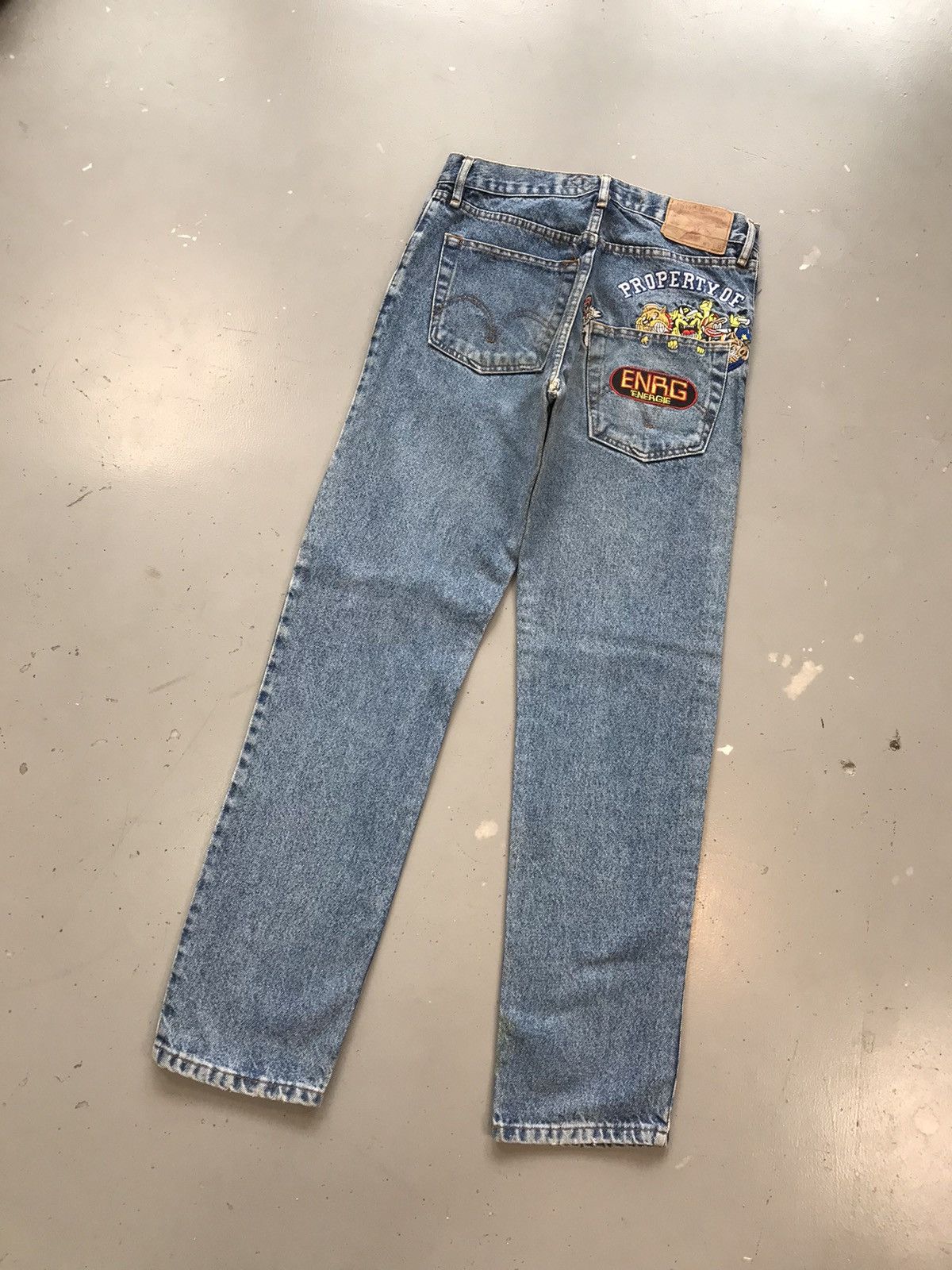 Energie × Vintage Vintage energy trade mark SpellOut animal embroidered denim Size US 30 / EU 46 - 9 Thumbnail
