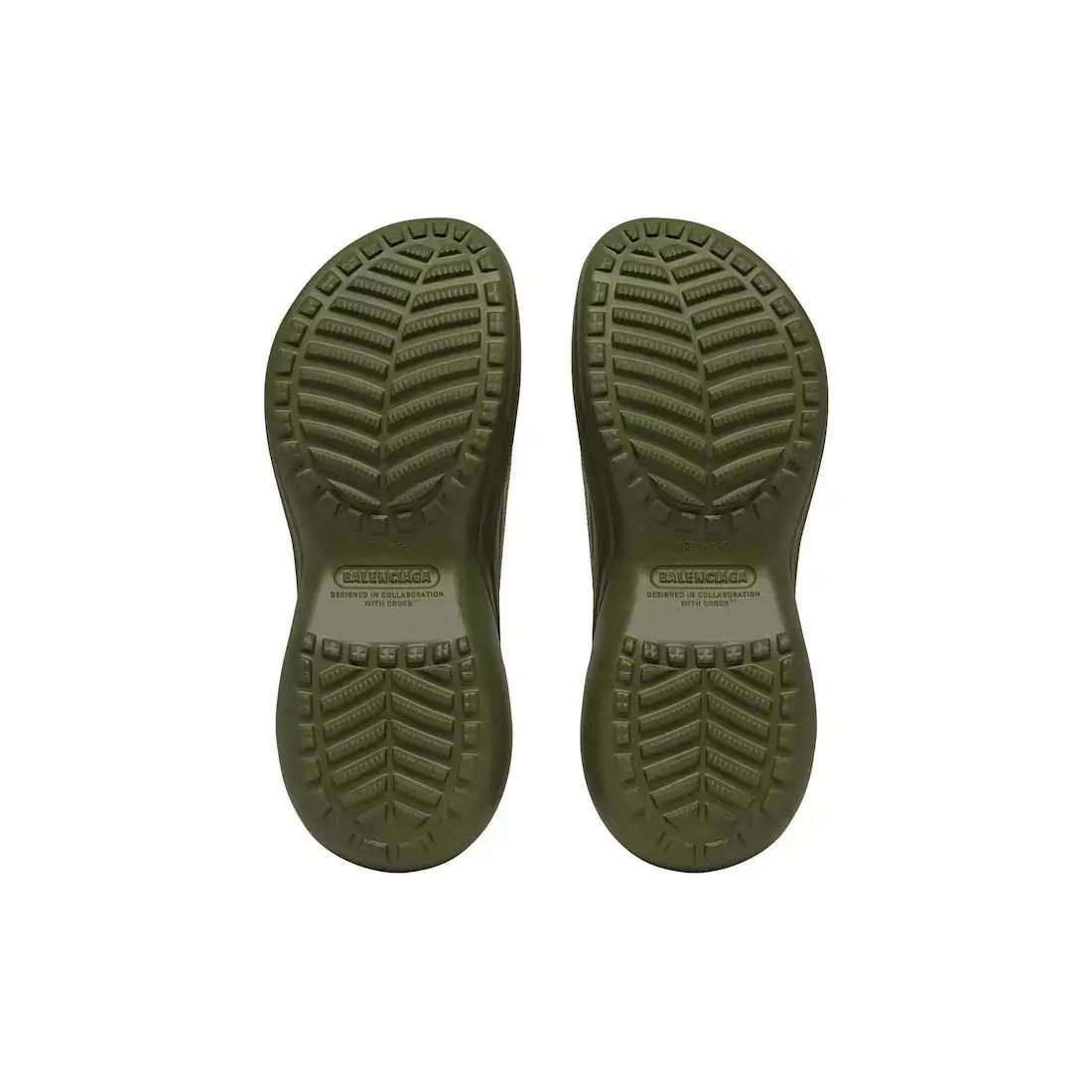 Balenciaga × Crocs o1la1rc1a0525 Crocs™ Mules in Dark Green Size US 6 / EU 39 - 6 Thumbnail