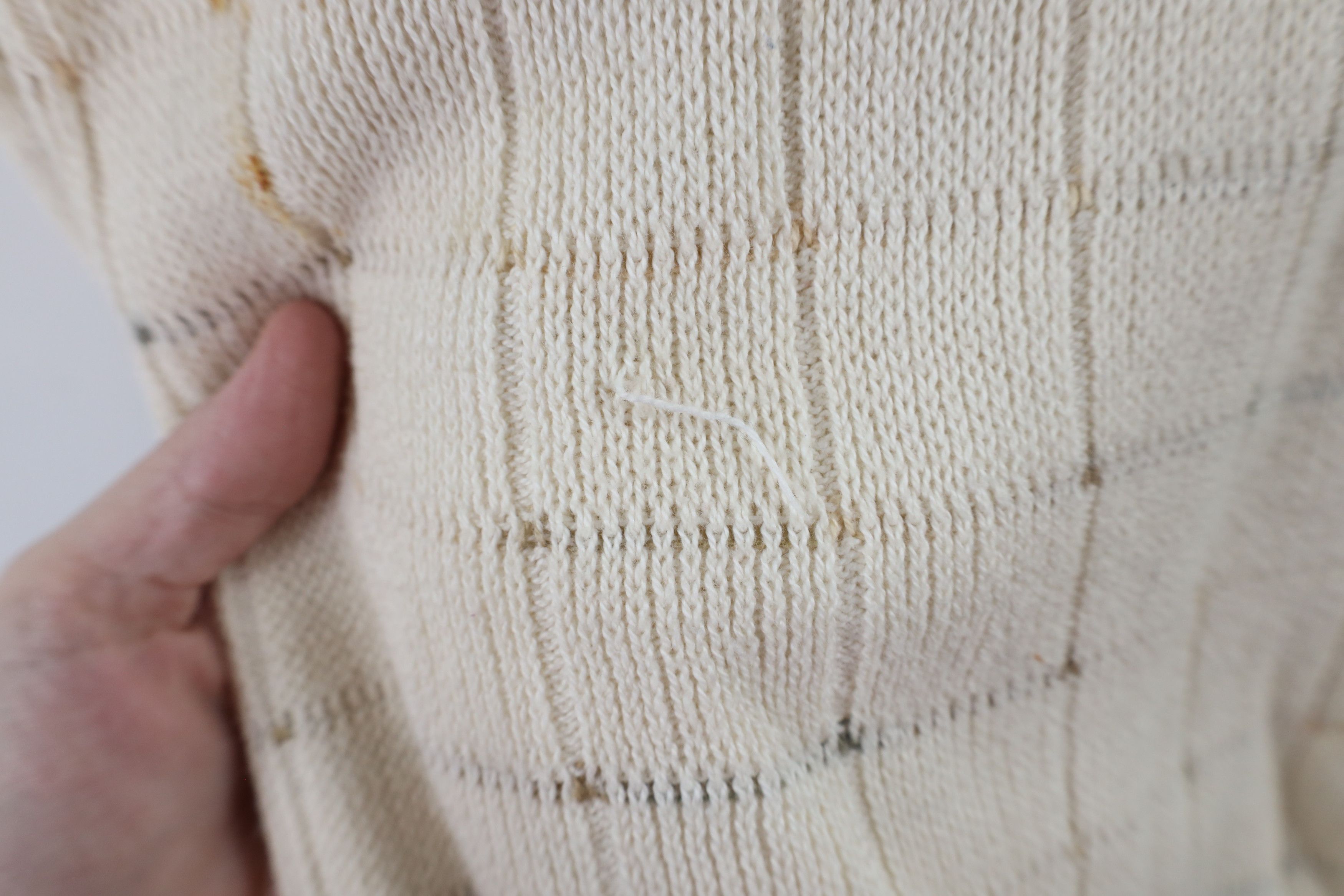 Vintage Vintage 90s Streetwear Ribbed Knit Golf Sweater Cotton USA Size US XL / EU 56 / 4 - 6 Thumbnail