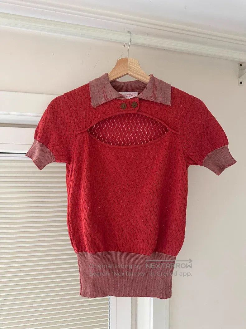 Vivienne Westwood Vivienne Westwood Knit short-sleeve shirt Size M / US 6-8 / IT 42-44 - 1 Thumbnail