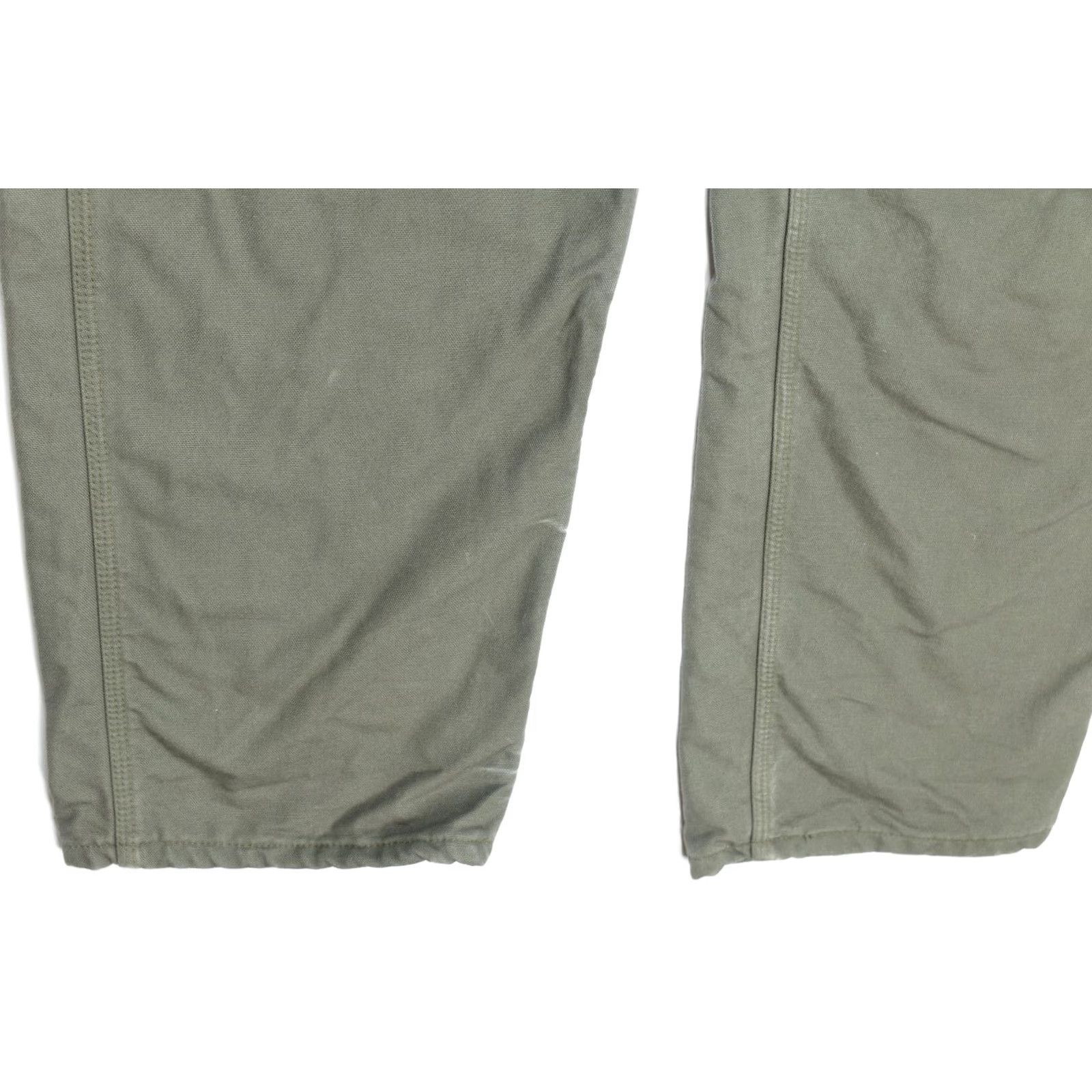 Carhartt Carhartt Loose Fit Washed Duck Flannel Lined Work Pants Mens 46x32 Moss Green Size US 30 / EU 46 - 5 Thumbnail