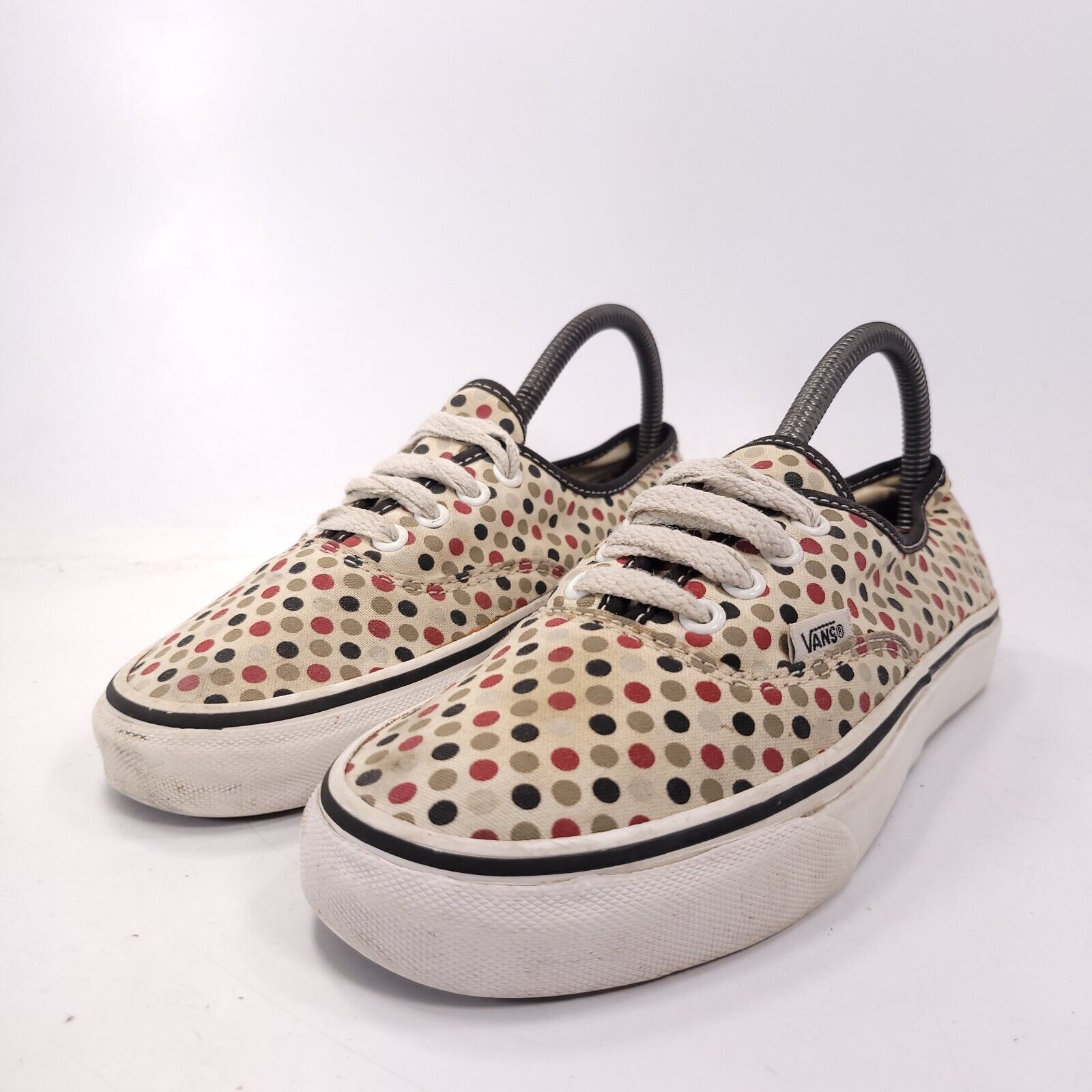 Vans Vans Off the Wall Shoe Women Size 7.5 Mens 6 White Black Red Size US 7.5 / IT 37.5 - 1 Thumbnail