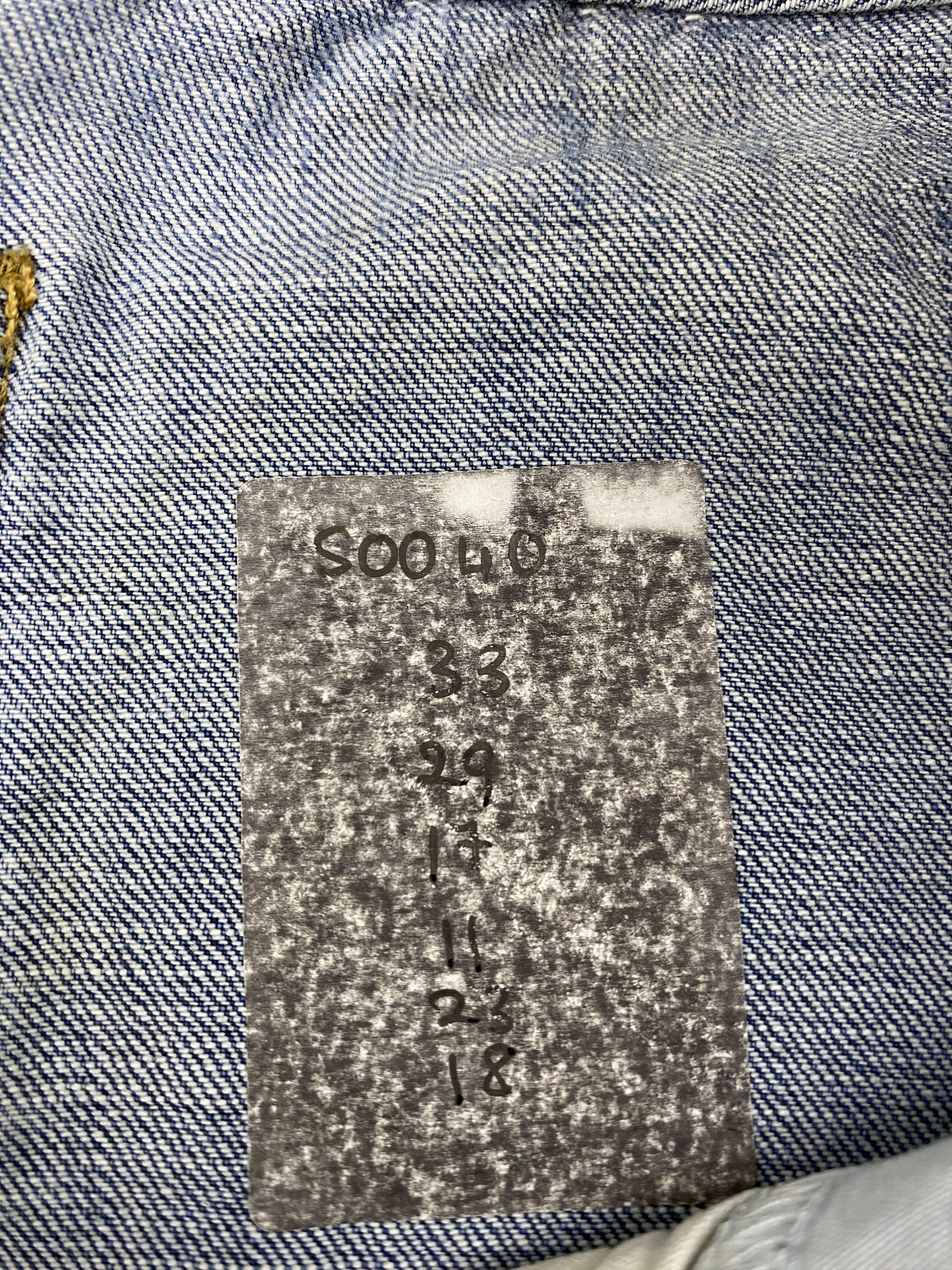 Levi's Vintage Levis 505 Faded Blue Jeans 33x29 S0040 Size US 33 - 17 Thumbnail