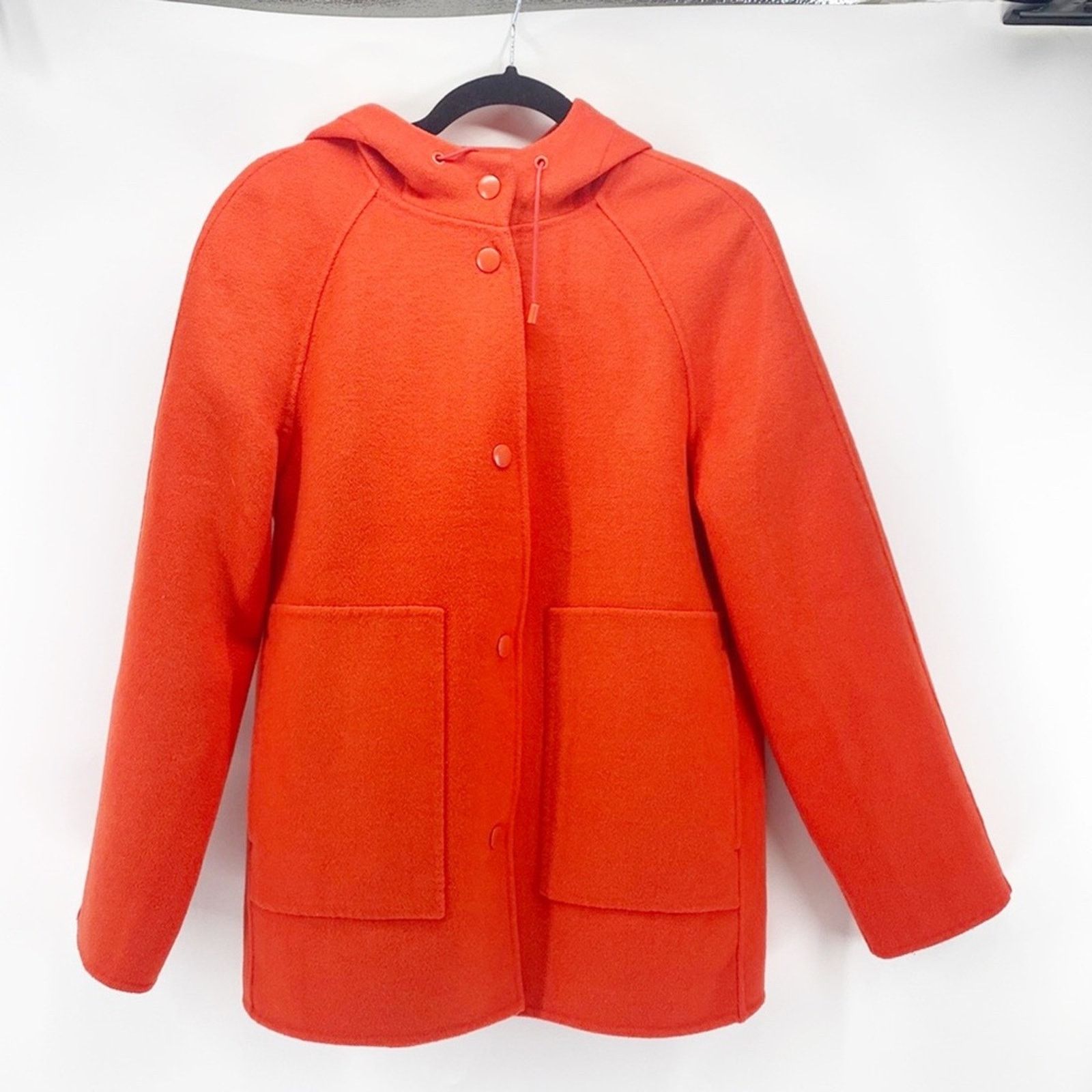 Banana Republic Banana Republic Double-Faced Hooded Jacket wool boxy fit S Size S / US 4 / IT 40 - 1 Thumbnail