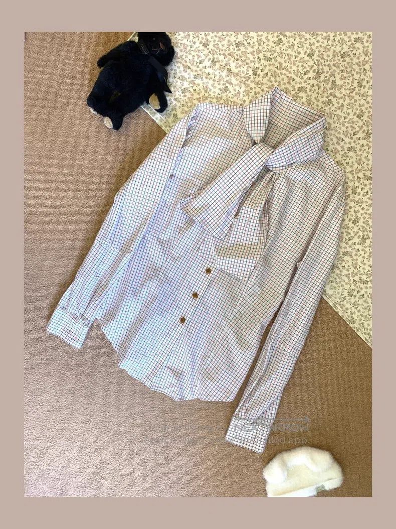 Vivienne Westwood Vivienne Westwood Striped shirt, long-sleeved shirt, bow s Size M / US 6-8 / IT 42-44 - 1 Thumbnail