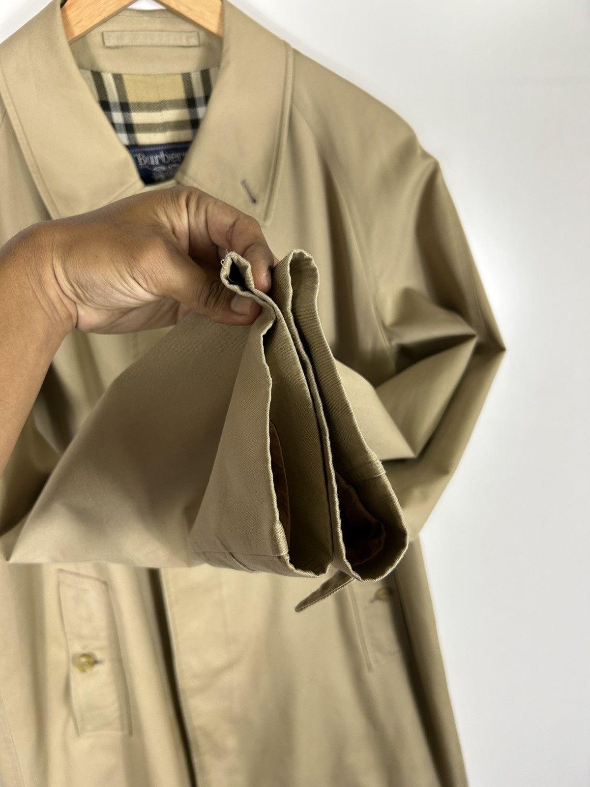Burberry ⚡️Vintage Burberrys London Button Long Coat Jacket Size US M / EU 48-50 / 2 - 9 Thumbnail