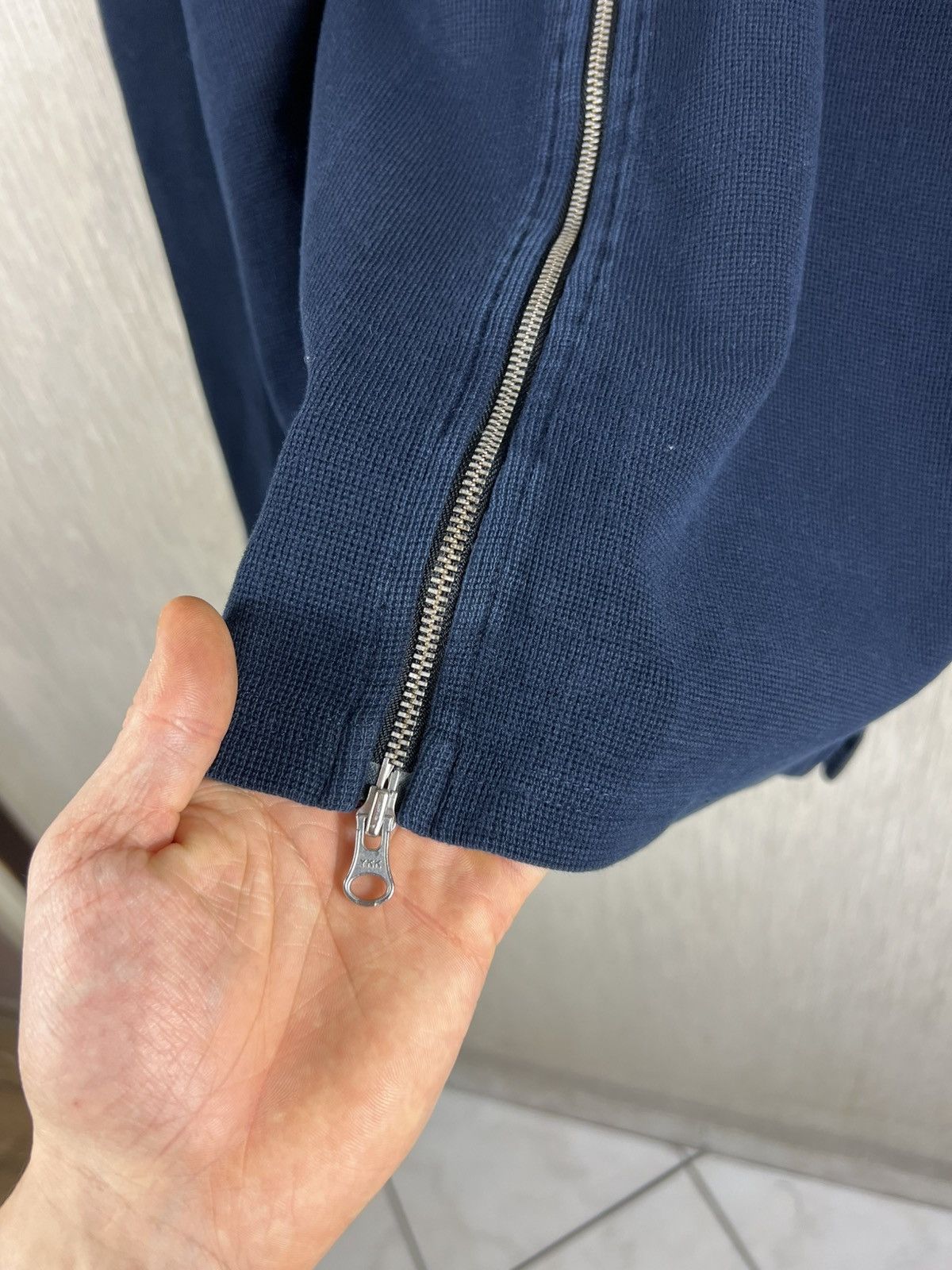 Norse Projects Norse Projects magne fine waffle zip long sleeve navy jacket Size US M / EU 48-50 / 2 - 8 Thumbnail