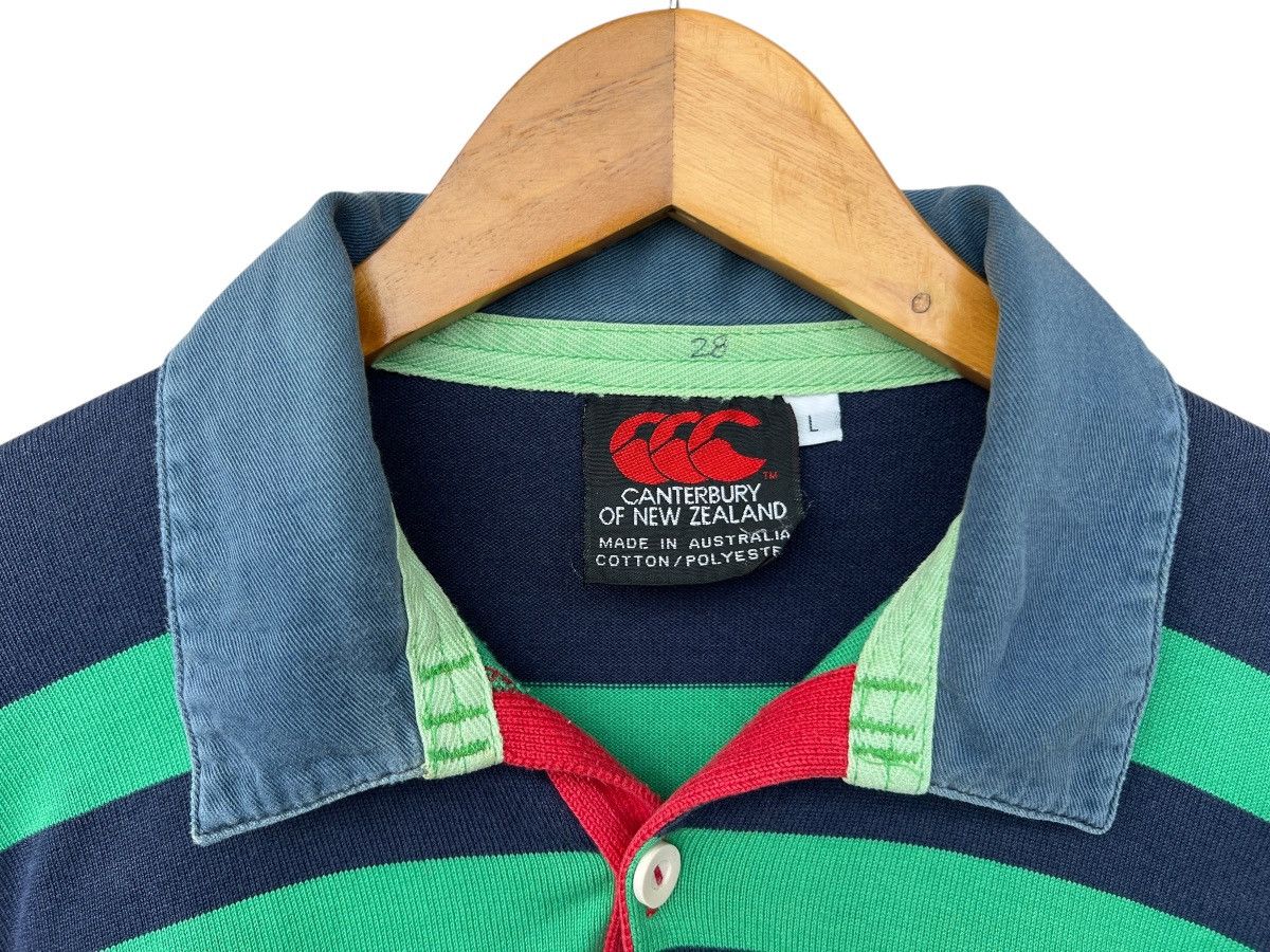 Canterbury of New Zealand Vintage 90s Centerburry Multicolour Polo Rugby Shirt Size US L / EU 52-54 / 3 - 6 Thumbnail