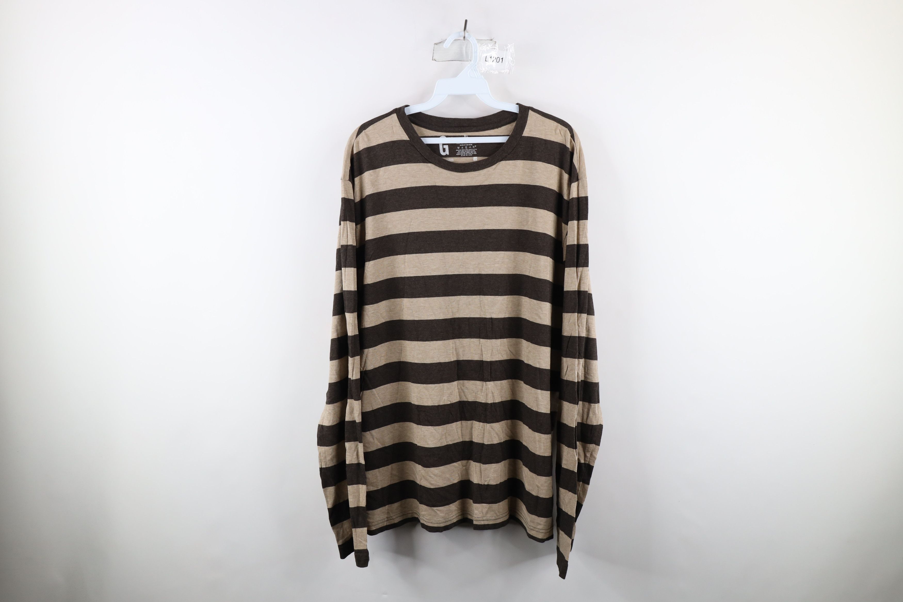 Gap × Vintage Vintage Gap Faded Striped Color Block Long Sleeve T 