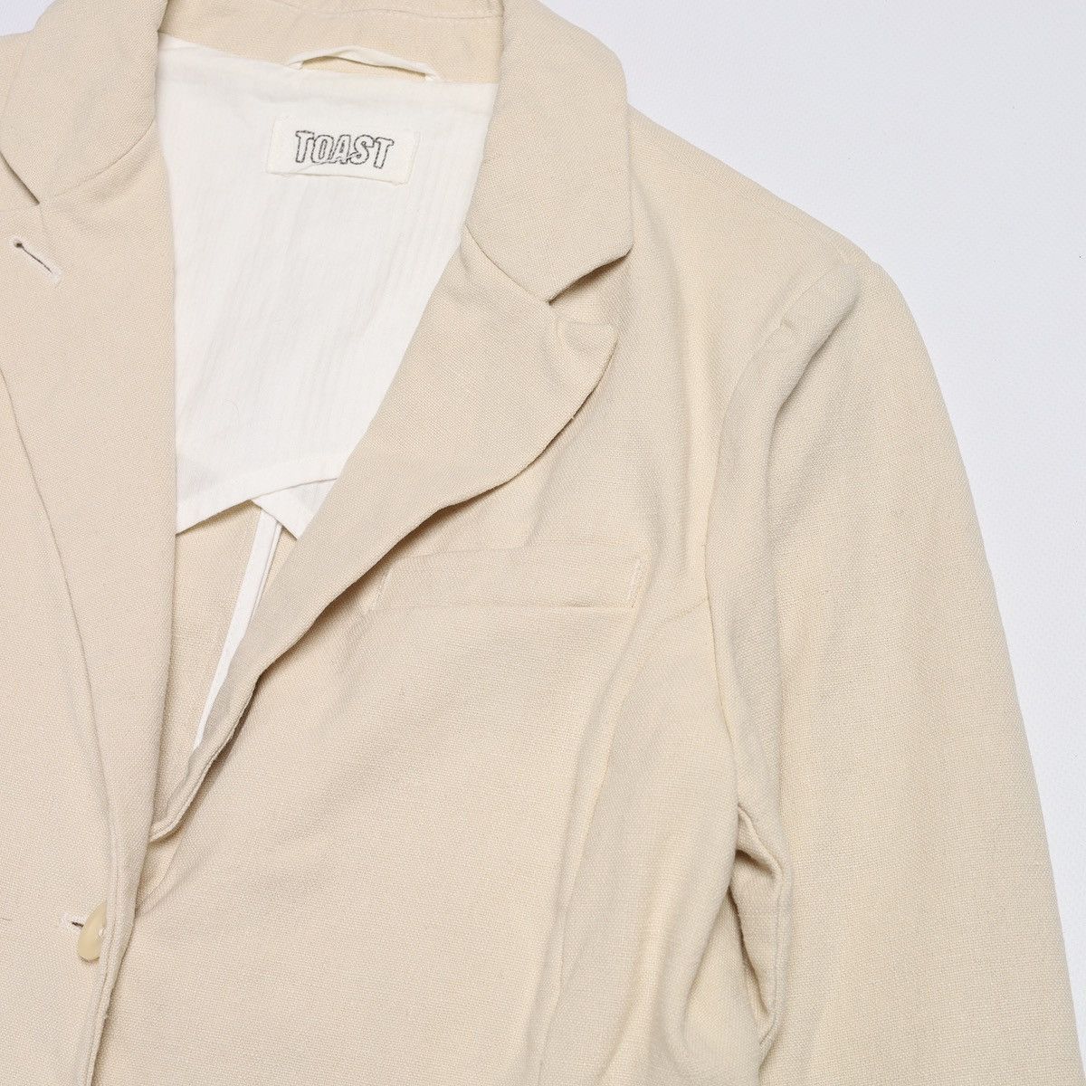 Other Toast Hemp Beige Blazer Jacket Engand Size M / US 6-8 / IT 42-44 - 3 Thumbnail