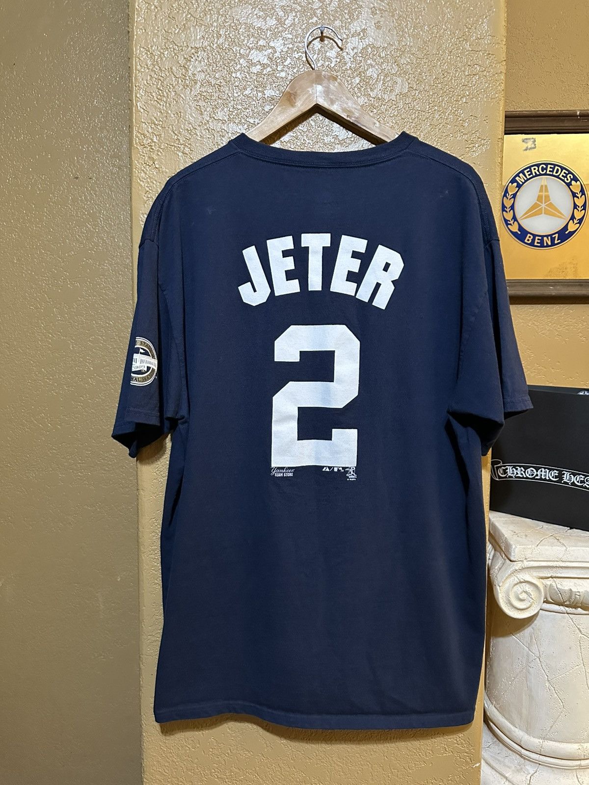 4GSELLER (XL) Vintage Derek Jeter NY Yankees Inaugural Tee Size US XL / EU 56 / 4 - 1 Thumbnail