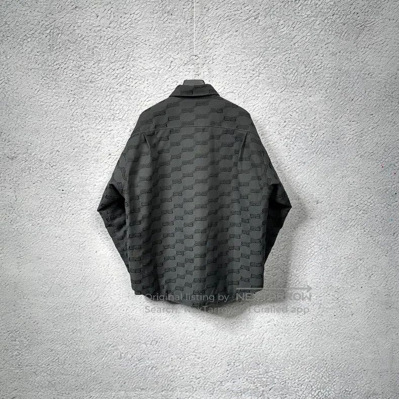 Balenciaga Balenciaga Double B Buckle Printed Fleece Jacket Size US S / EU 44-46 / 1 - 2 Thumbnail
