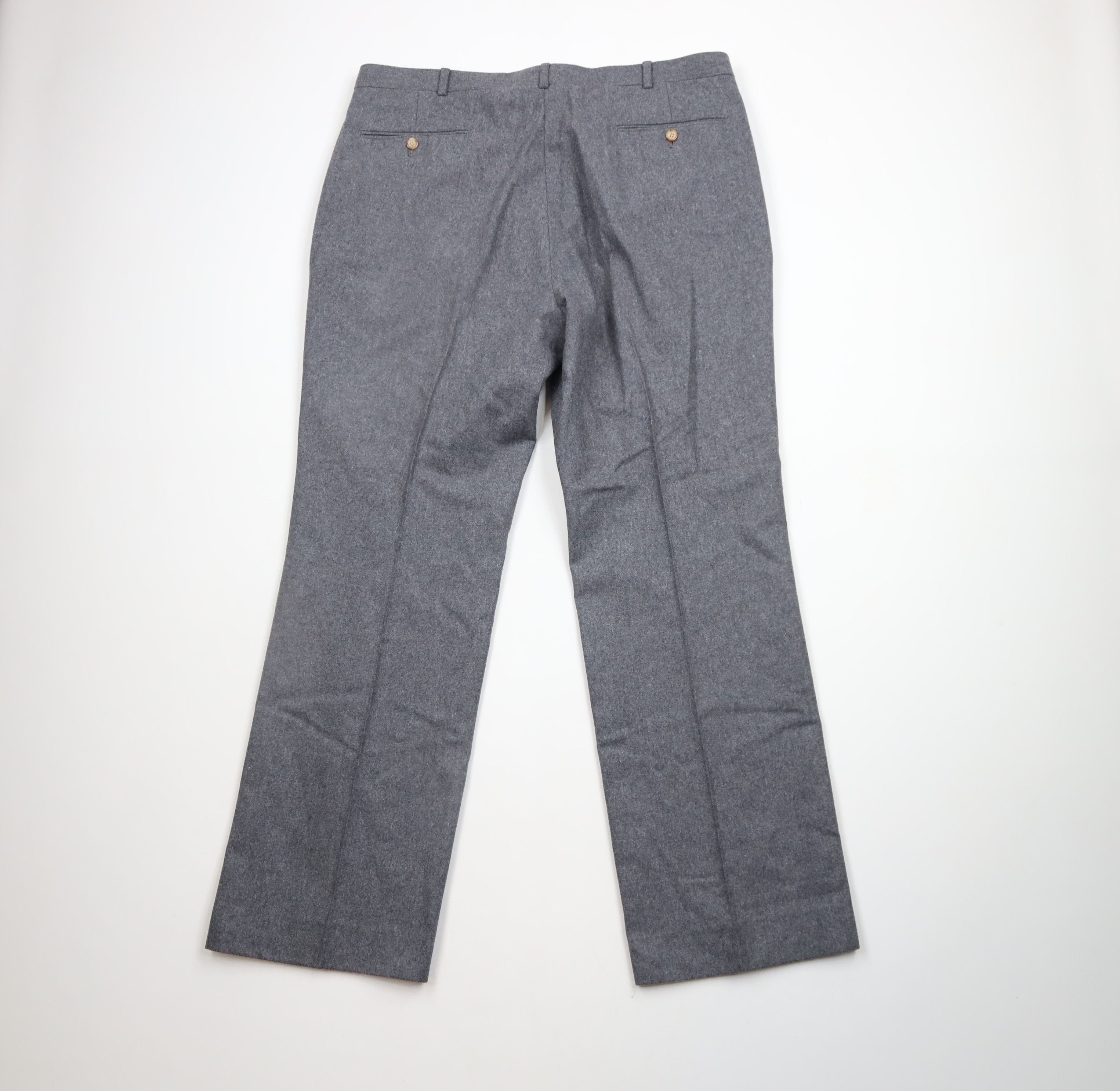 Vintage Vintage 70s Streetwear Heavyweight Wool Bell Bottoms Pants Size US 38 / EU 54 - 8 Thumbnail
