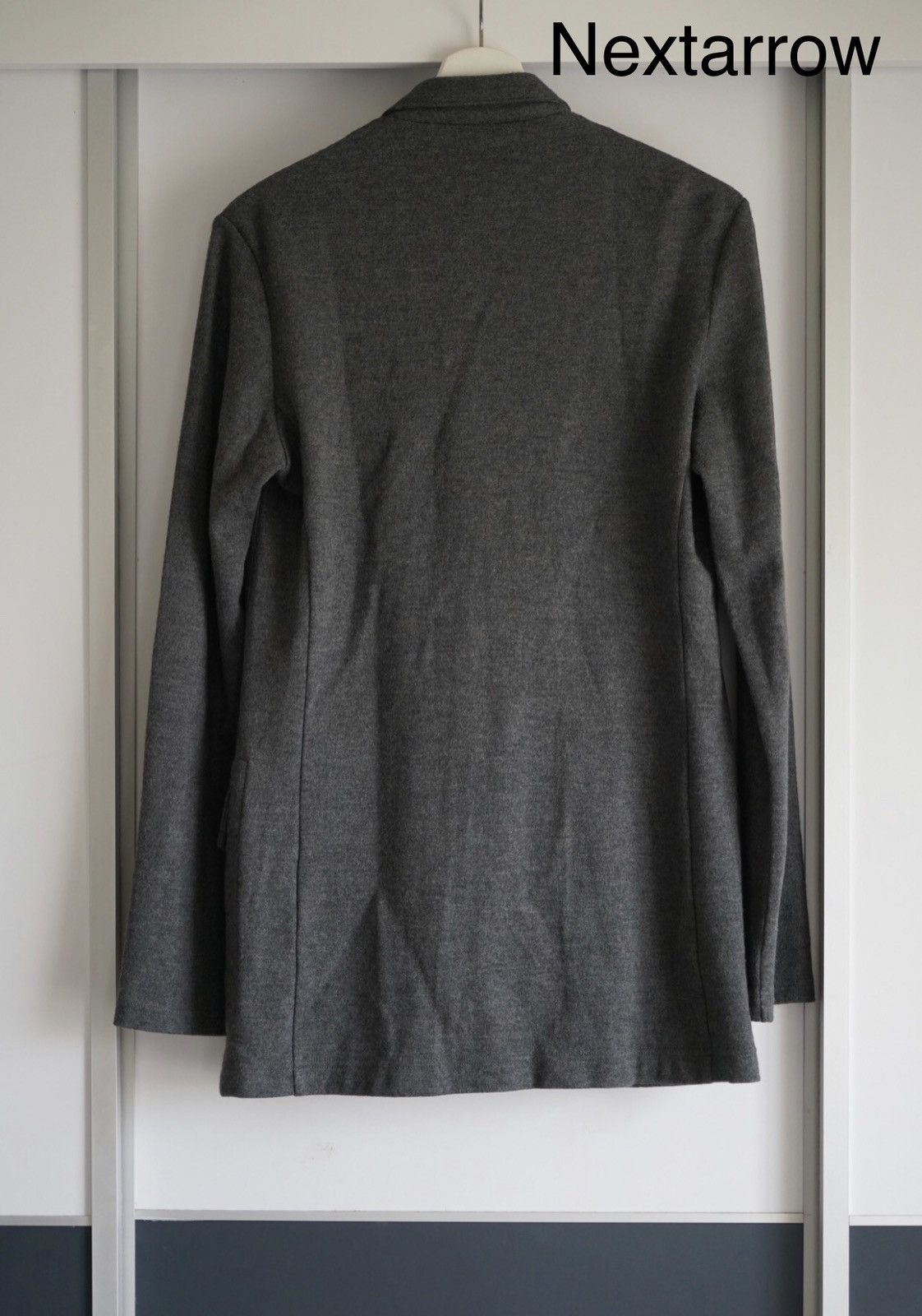 Yohji Yamamoto Yohji Yamamoto 08aw Four-Button Grey Wool Suit 2412- Size 42S - 2 Thumbnail