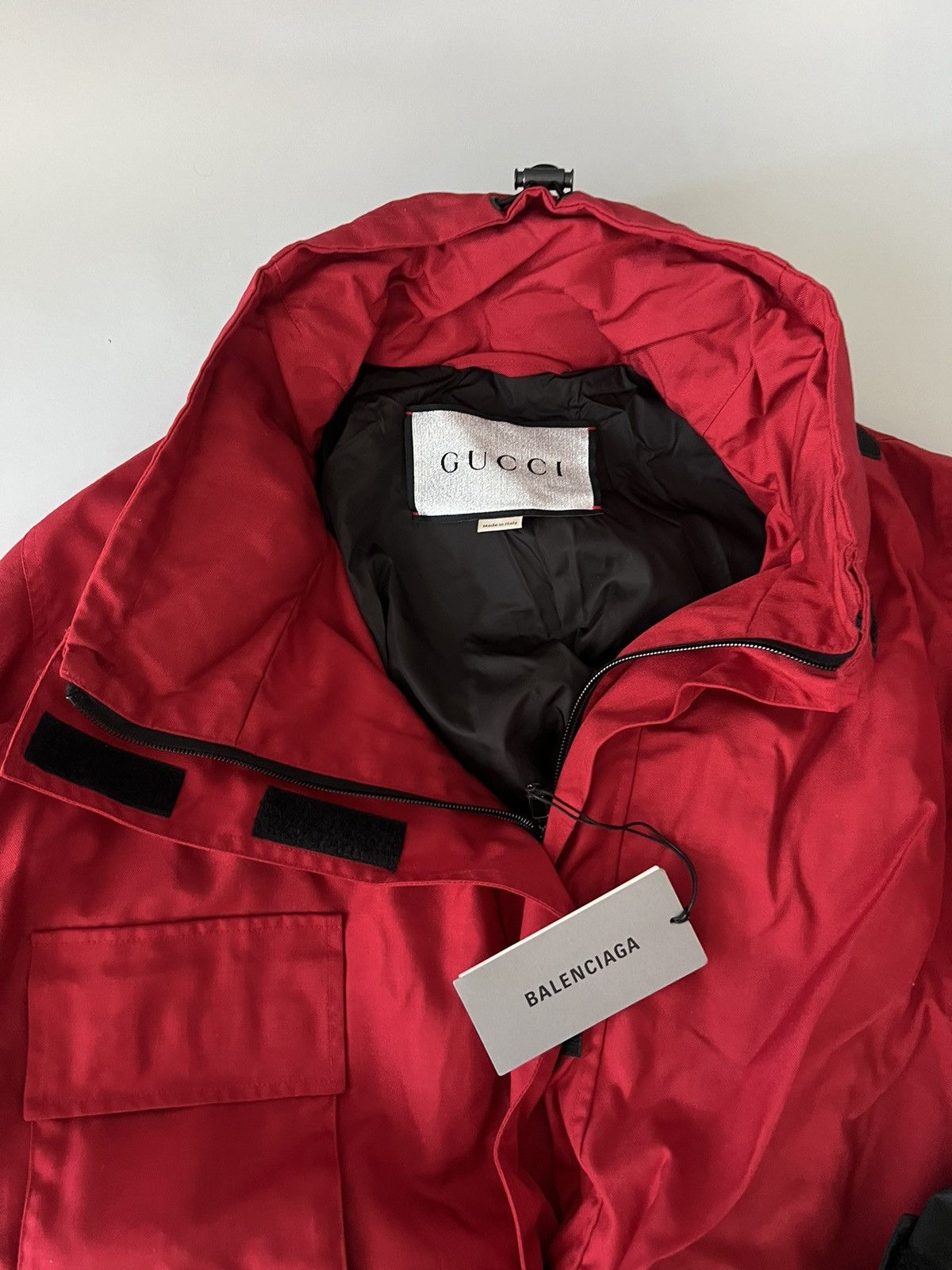 Balenciaga × Gucci Gucci x Balenciaga The Hacker Project technical cotton coat Size US M / EU 48-50 / 2 - 7 Thumbnail
