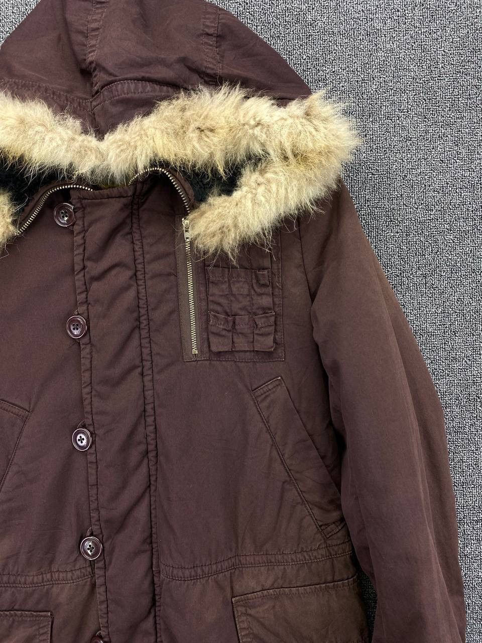 Issey Miyake Vintage Issey Miyake Sunaokuwahara Fur Hoodie Jacket Size M / US 6-8 / IT 42-44 - 7 Thumbnail