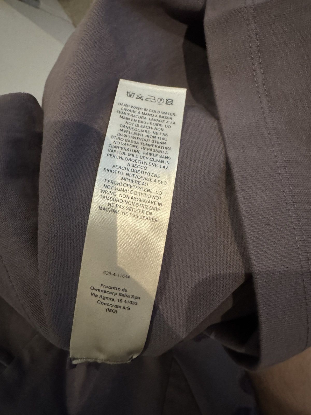 Rick Owens Rick Owens lavender purple long sleeve FW21 (size M/46) Size US M / EU 48-50 / 2 - 9 Thumbnail